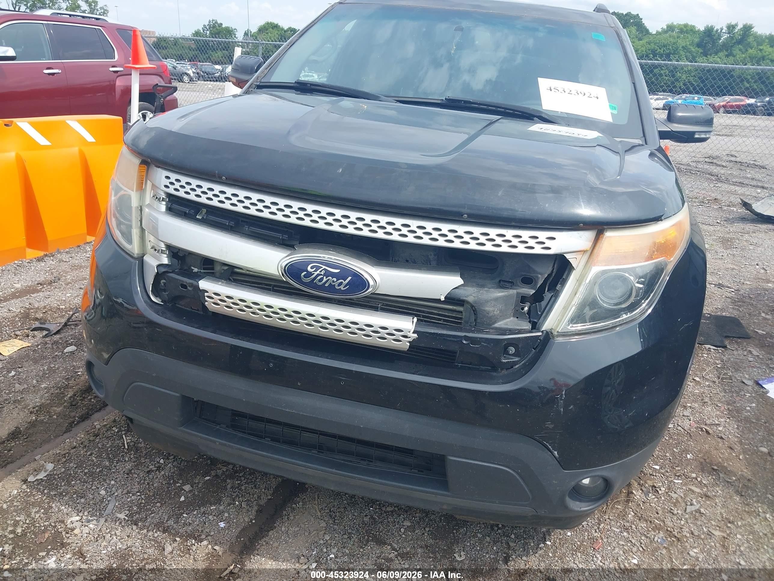 2013 Ford Explorer Xlt Black vin: 1FM5K8D86DGA07039