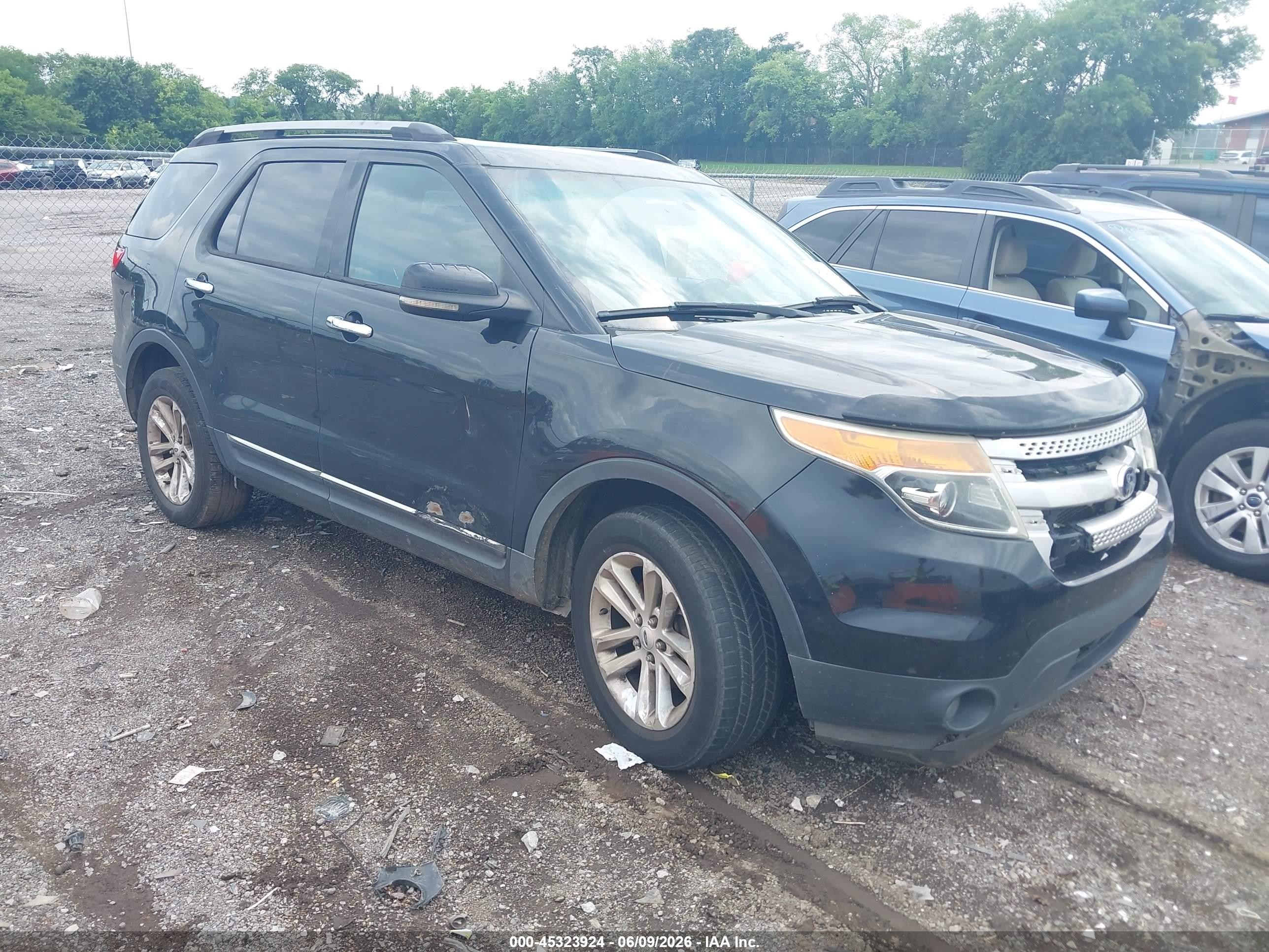 2013 Ford Explorer Xlt Black vin: 1FM5K8D86DGA07039