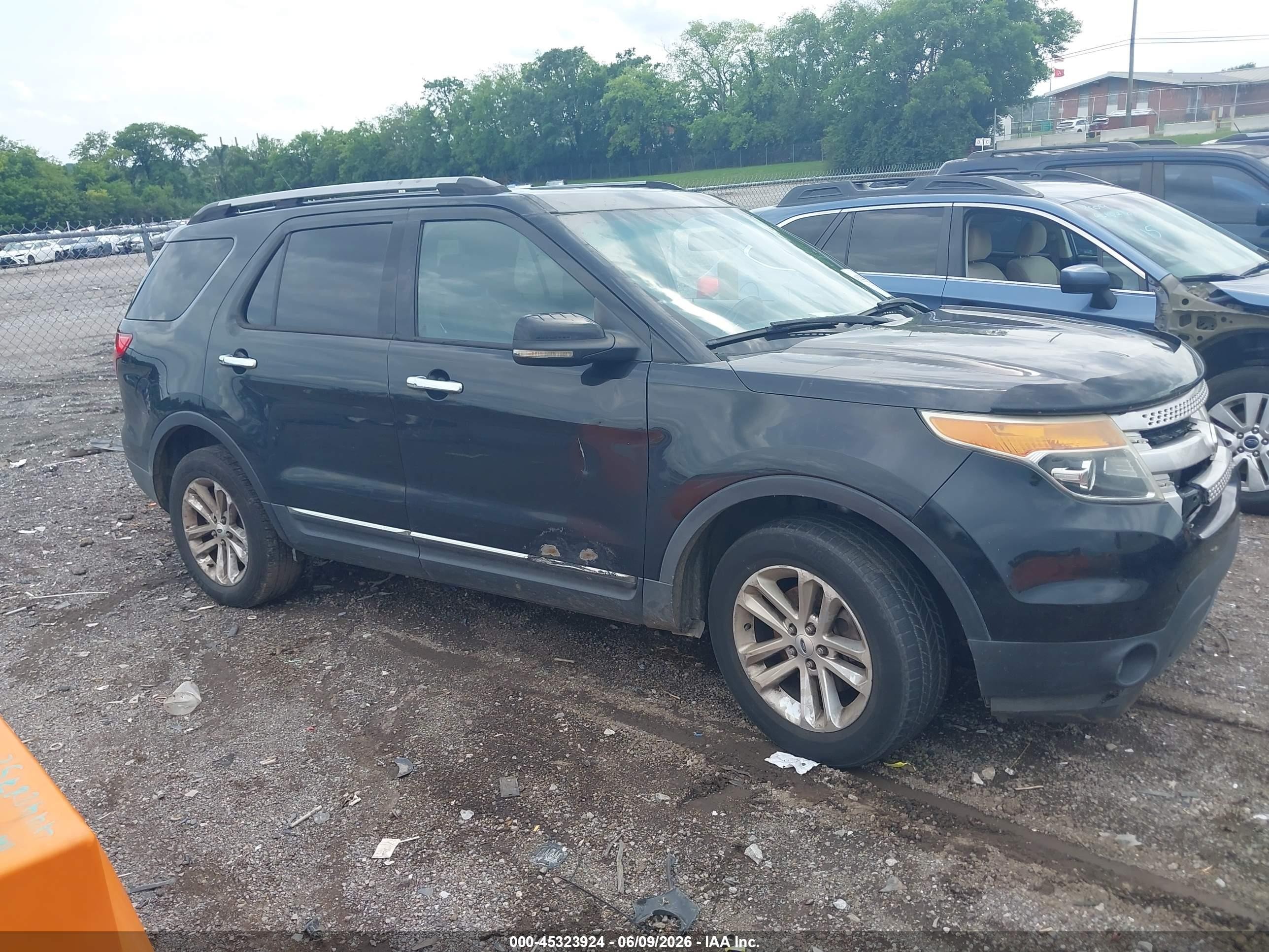 2013 Ford Explorer Xlt Black vin: 1FM5K8D86DGA07039