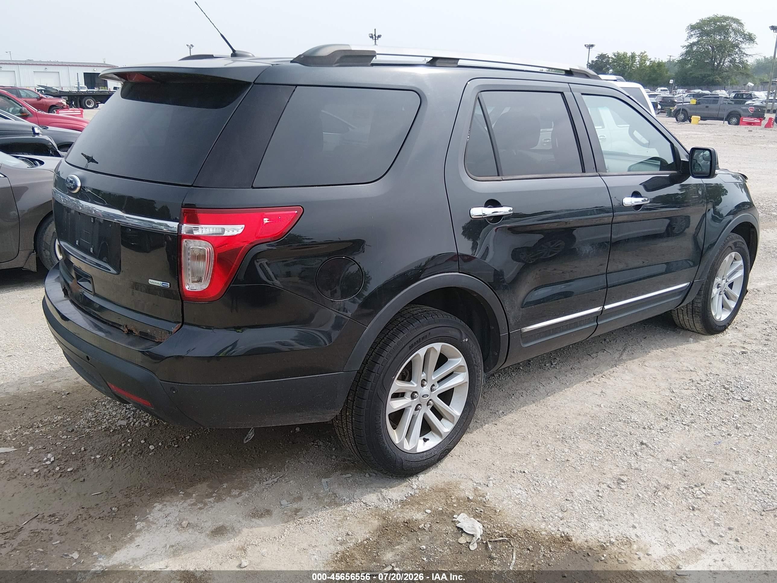 2013 Ford Explorer Xlt Black vin: 1FM5K8D86DGA09275