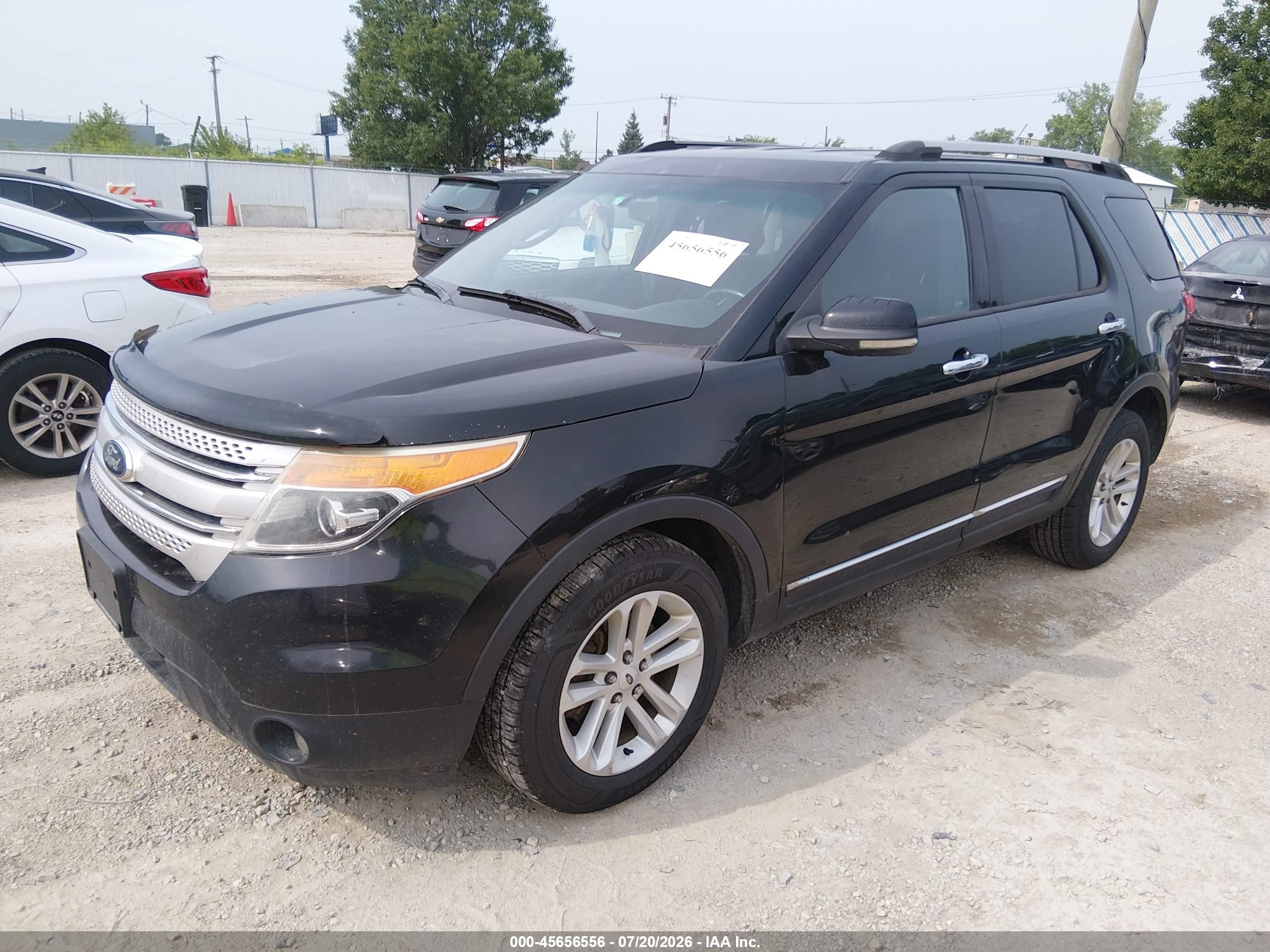 2013 Ford Explorer Xlt Black vin: 1FM5K8D86DGA09275