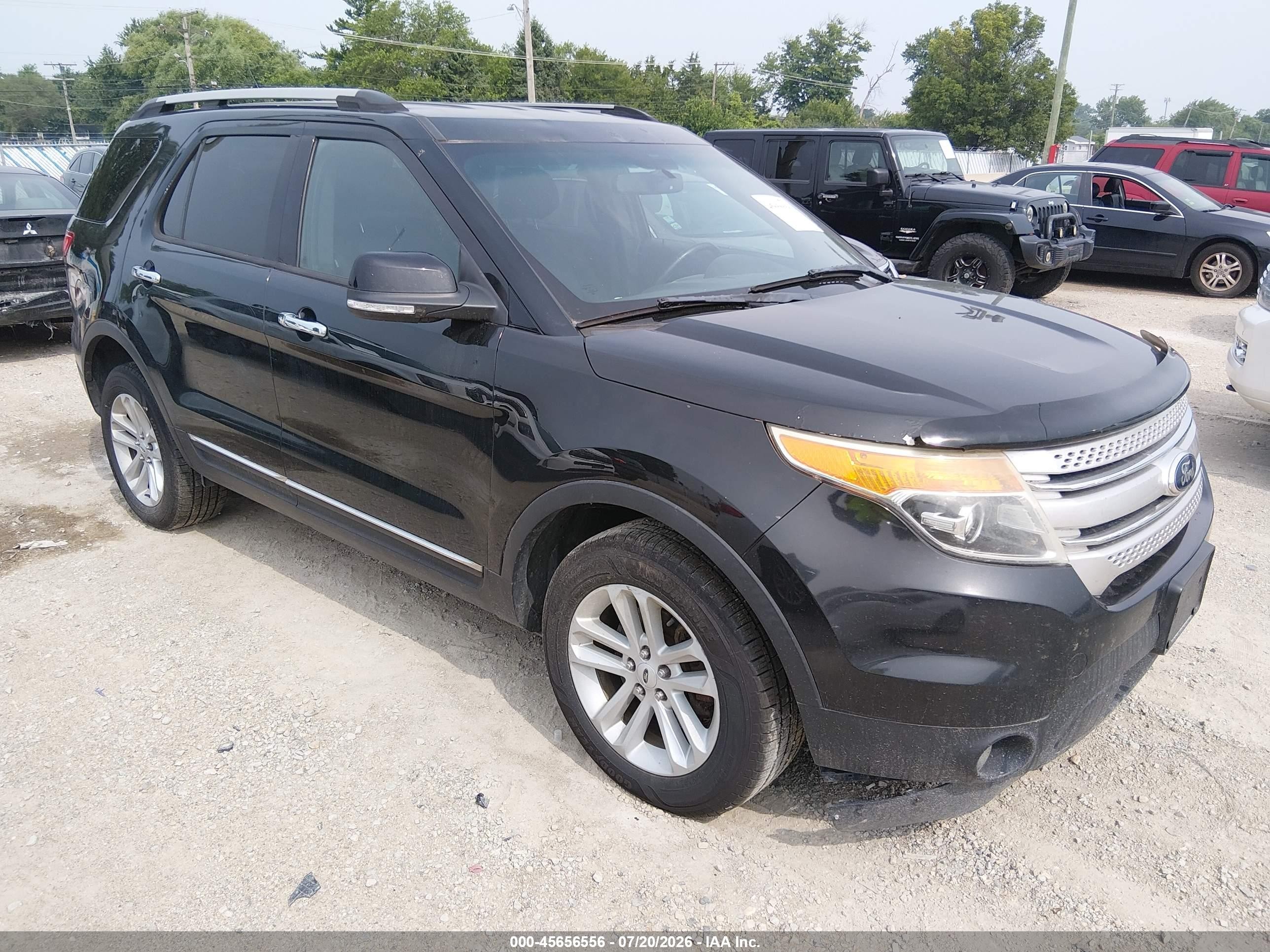 2013 Ford Explorer Xlt Black vin: 1FM5K8D86DGA09275