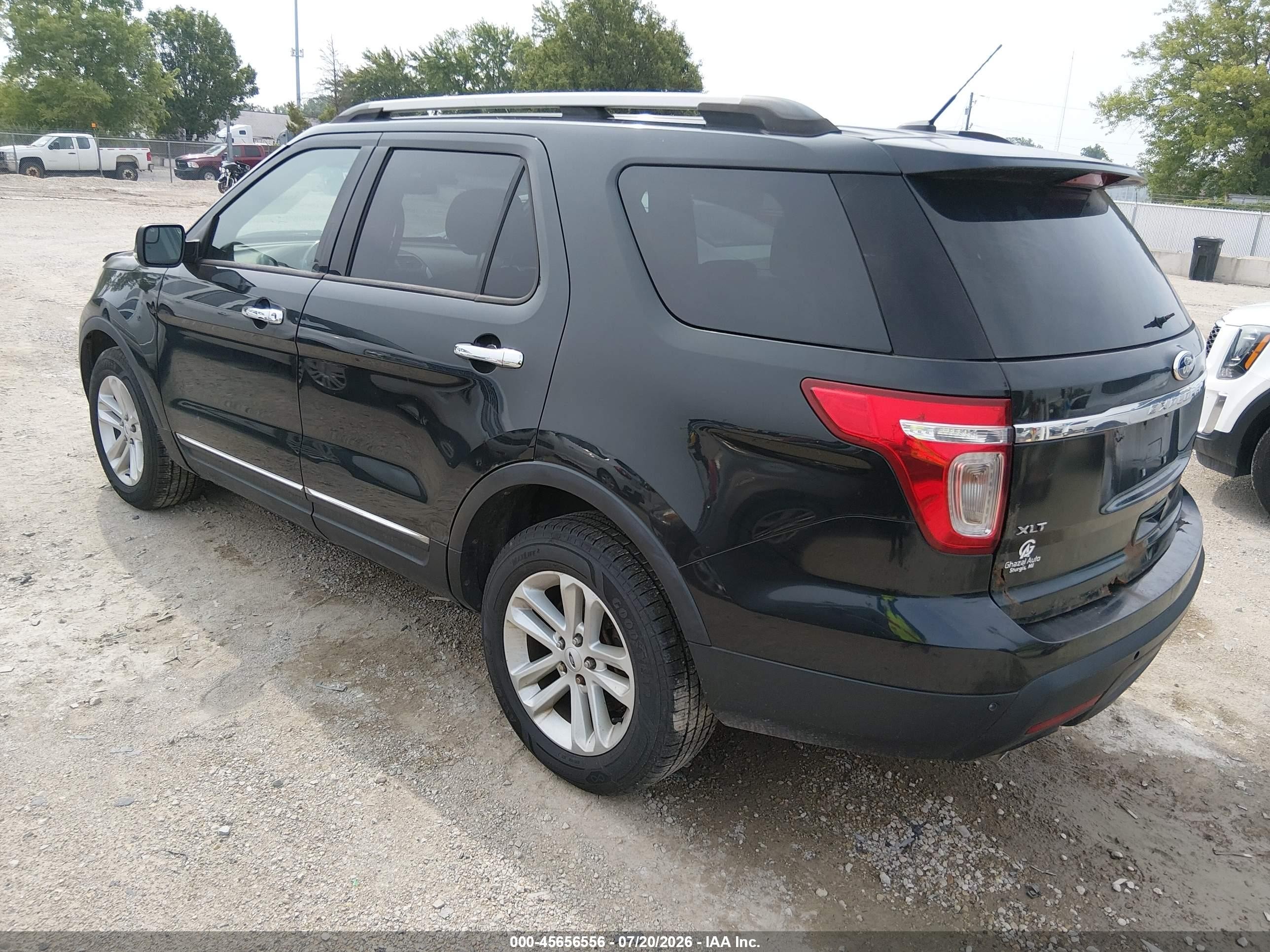 2013 Ford Explorer Xlt Black vin: 1FM5K8D86DGA09275