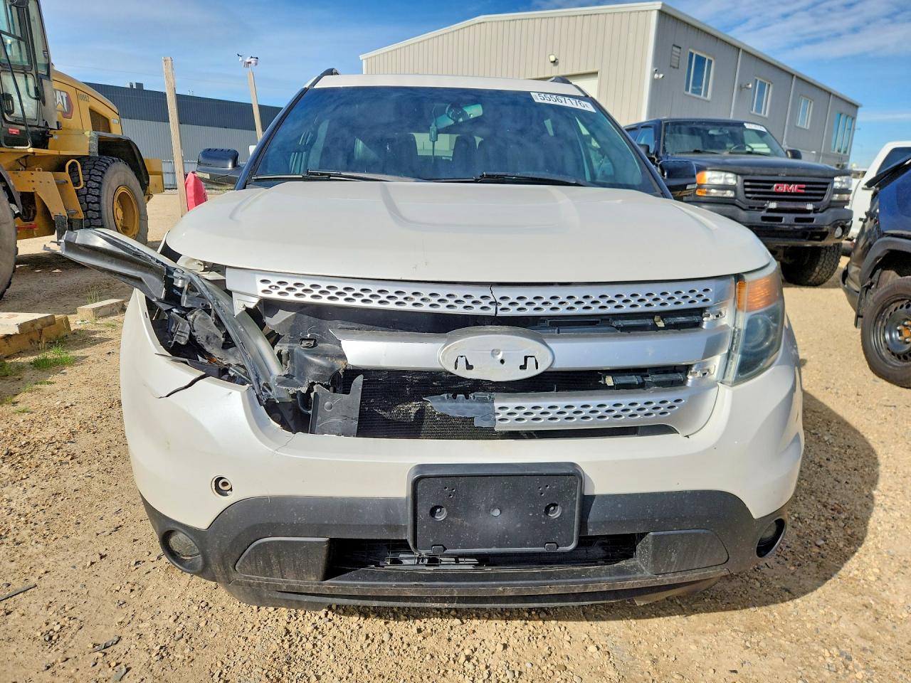 2013 Ford Explorer Xlt White vin: 1FM5K8D86DGA09437