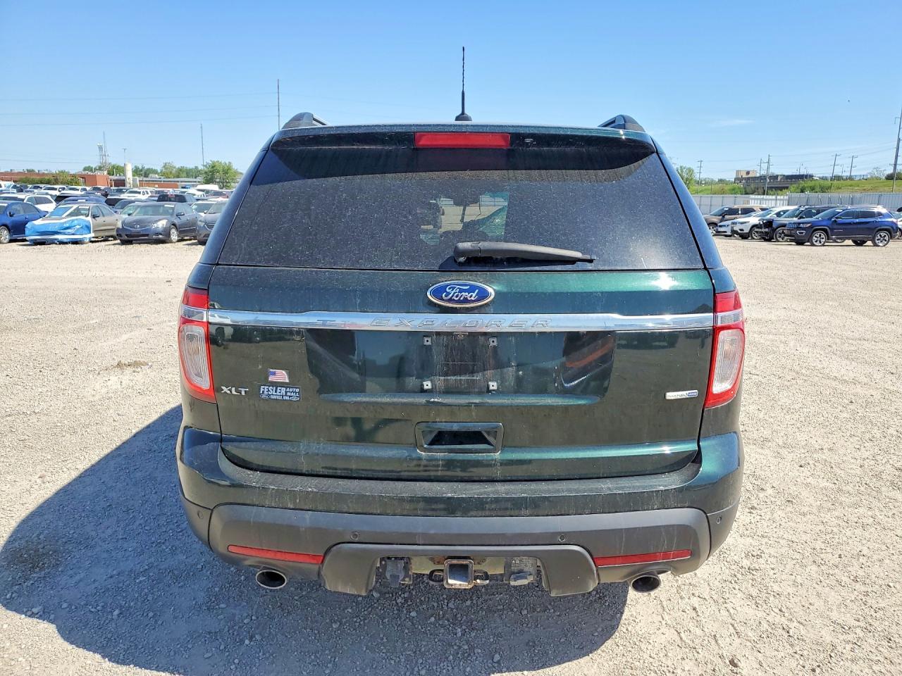 2013 Ford Explorer Xlt Green vin: 1FM5K8D86DGA12287