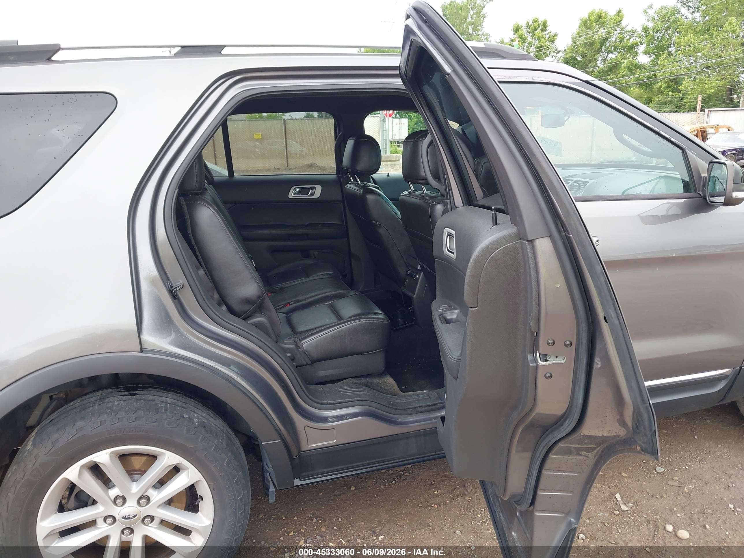 2013 Ford Explorer Xlt Gray vin: 1FM5K8D86DGA57455