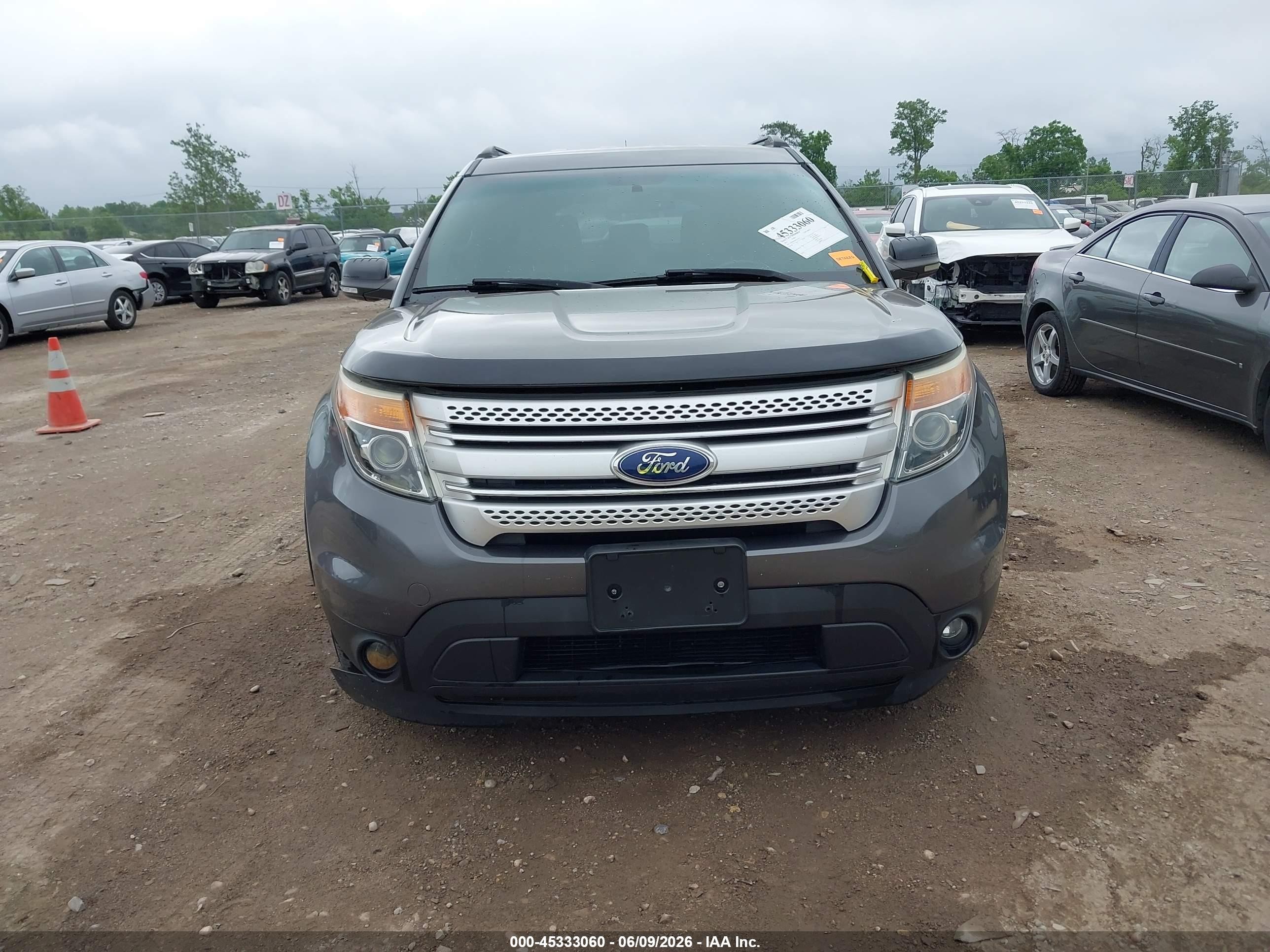 2013 Ford Explorer Xlt Gray vin: 1FM5K8D86DGA57455
