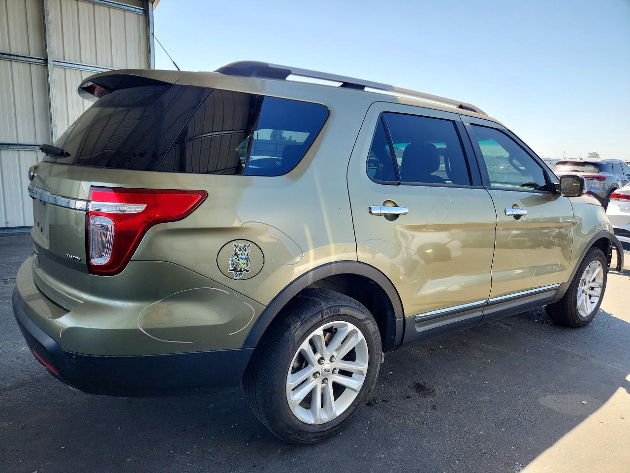 2013 Ford Explorer Xlt Green vin: 1FM5K8D86DGA76538