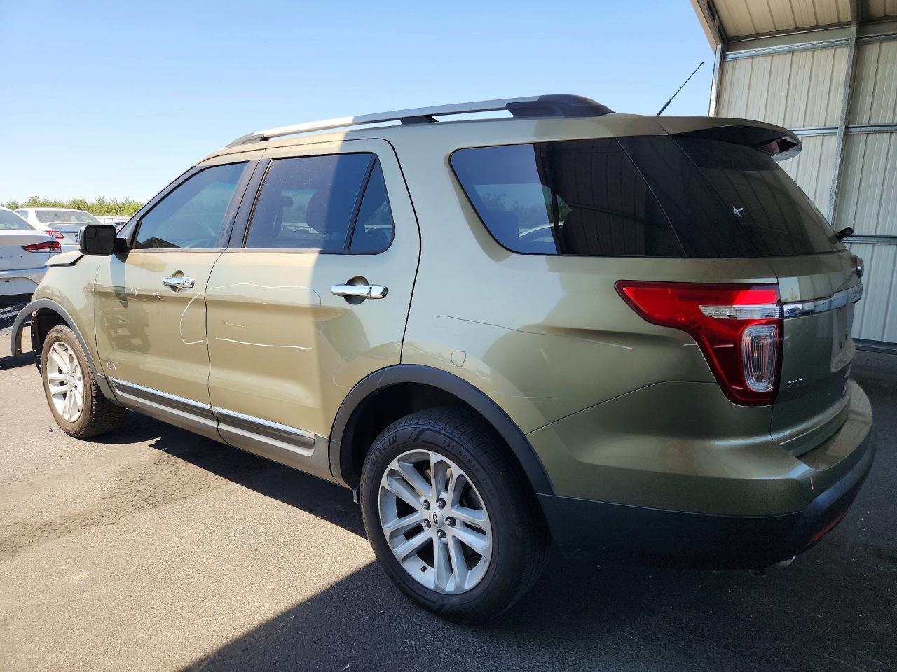 2013 Ford Explorer Xlt Green vin: 1FM5K8D86DGA76538