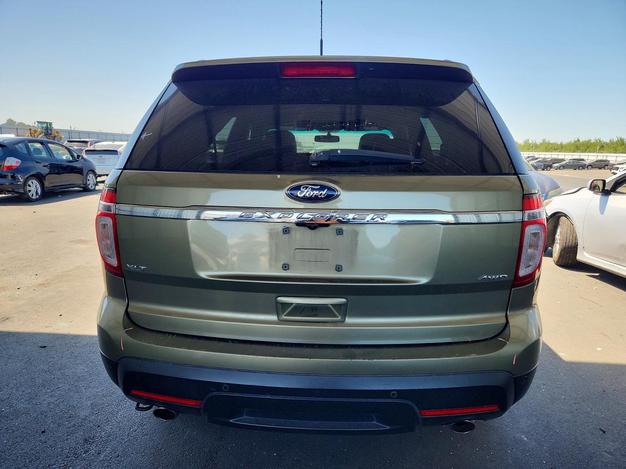 2013 Ford Explorer Xlt Green vin: 1FM5K8D86DGA76538