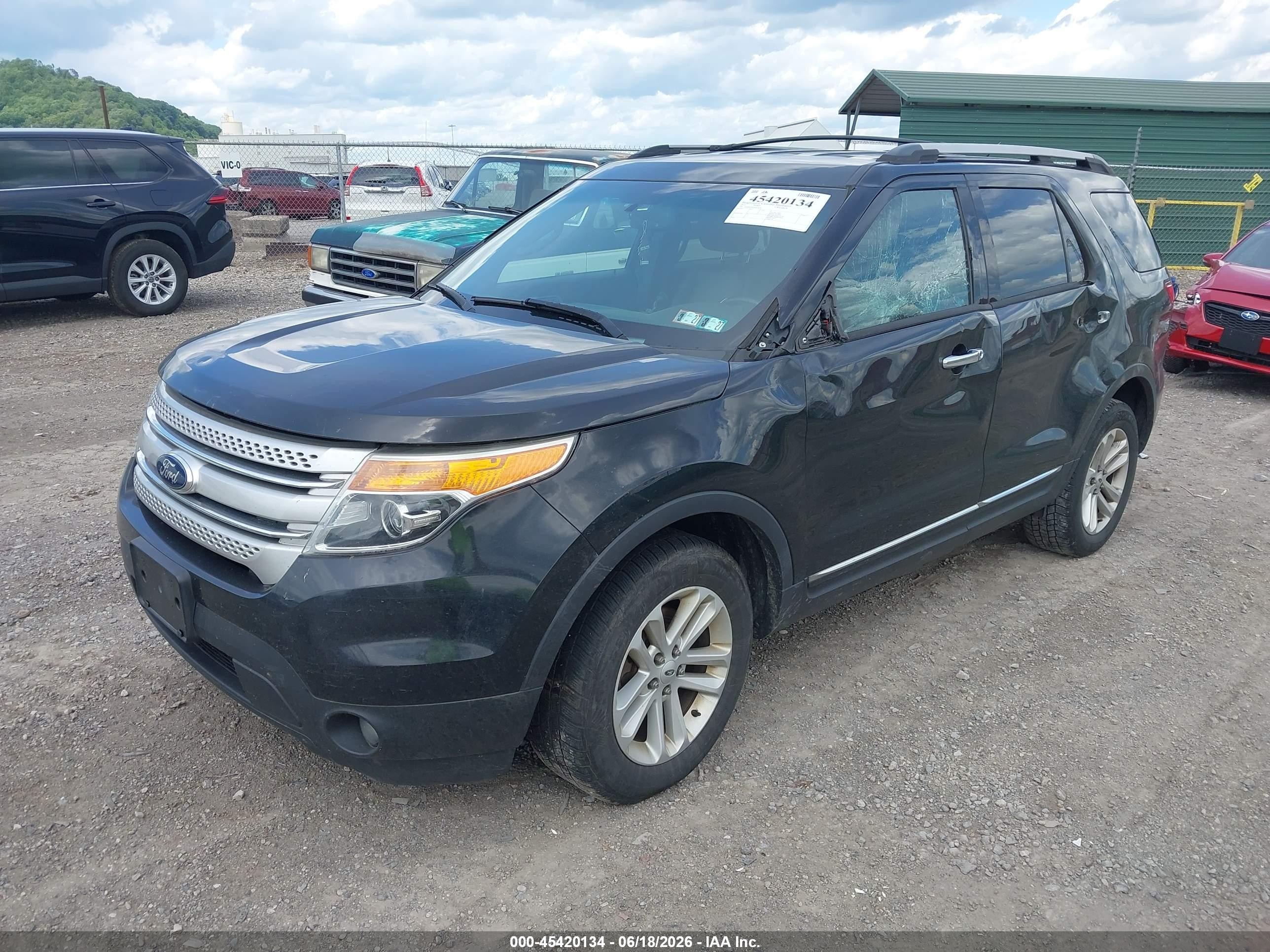 2013 Ford Explorer Xlt Black vin: 1FM5K8D86DGA78516