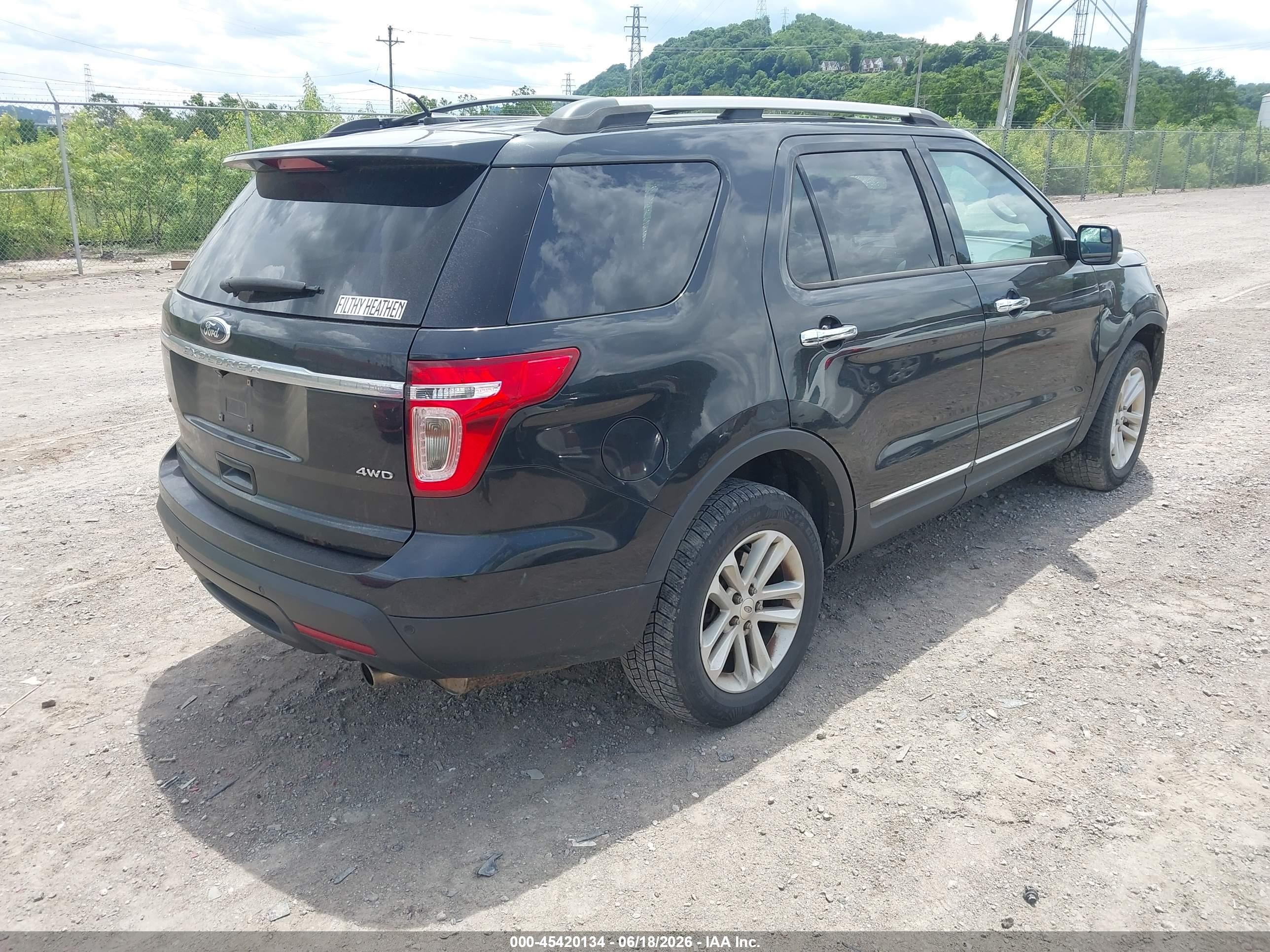 2013 Ford Explorer Xlt Black vin: 1FM5K8D86DGA78516