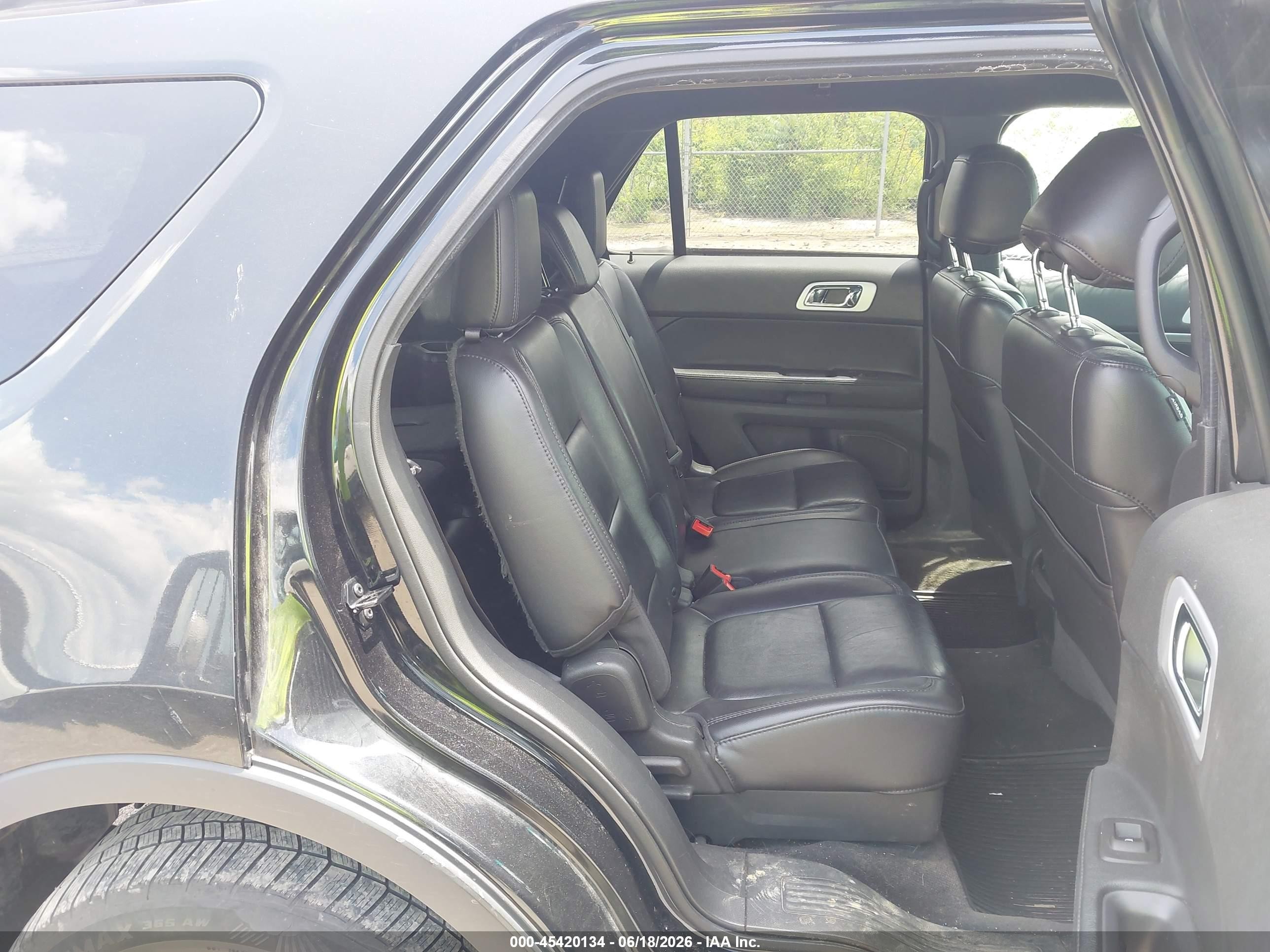 2013 Ford Explorer Xlt Black vin: 1FM5K8D86DGA78516