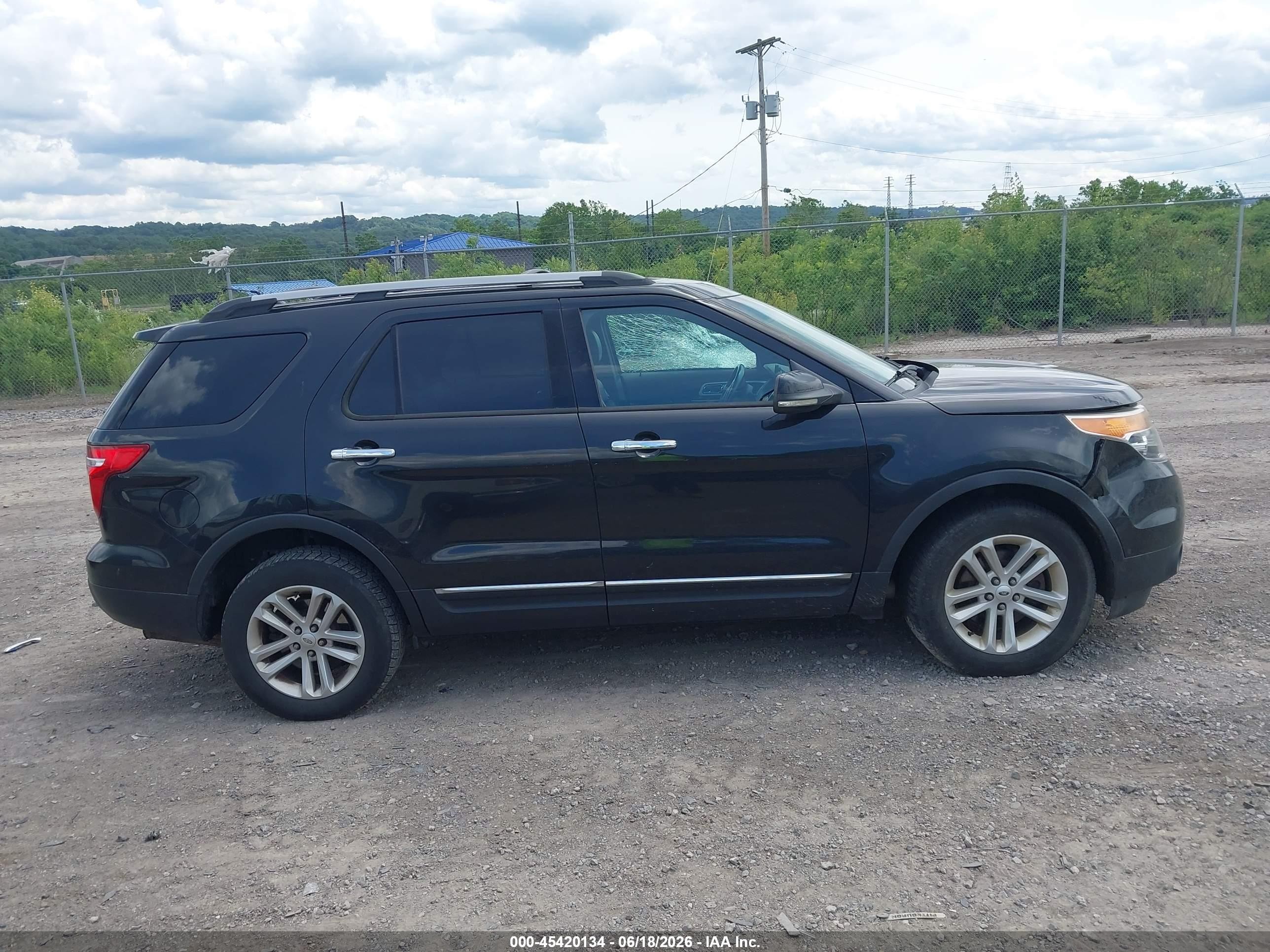 2013 Ford Explorer Xlt Black vin: 1FM5K8D86DGA78516