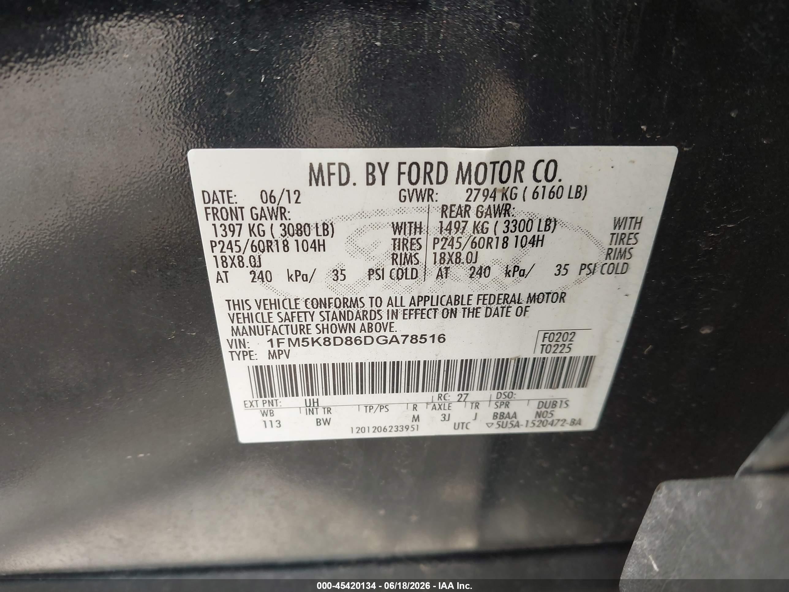 2013 Ford Explorer Xlt Black vin: 1FM5K8D86DGA78516