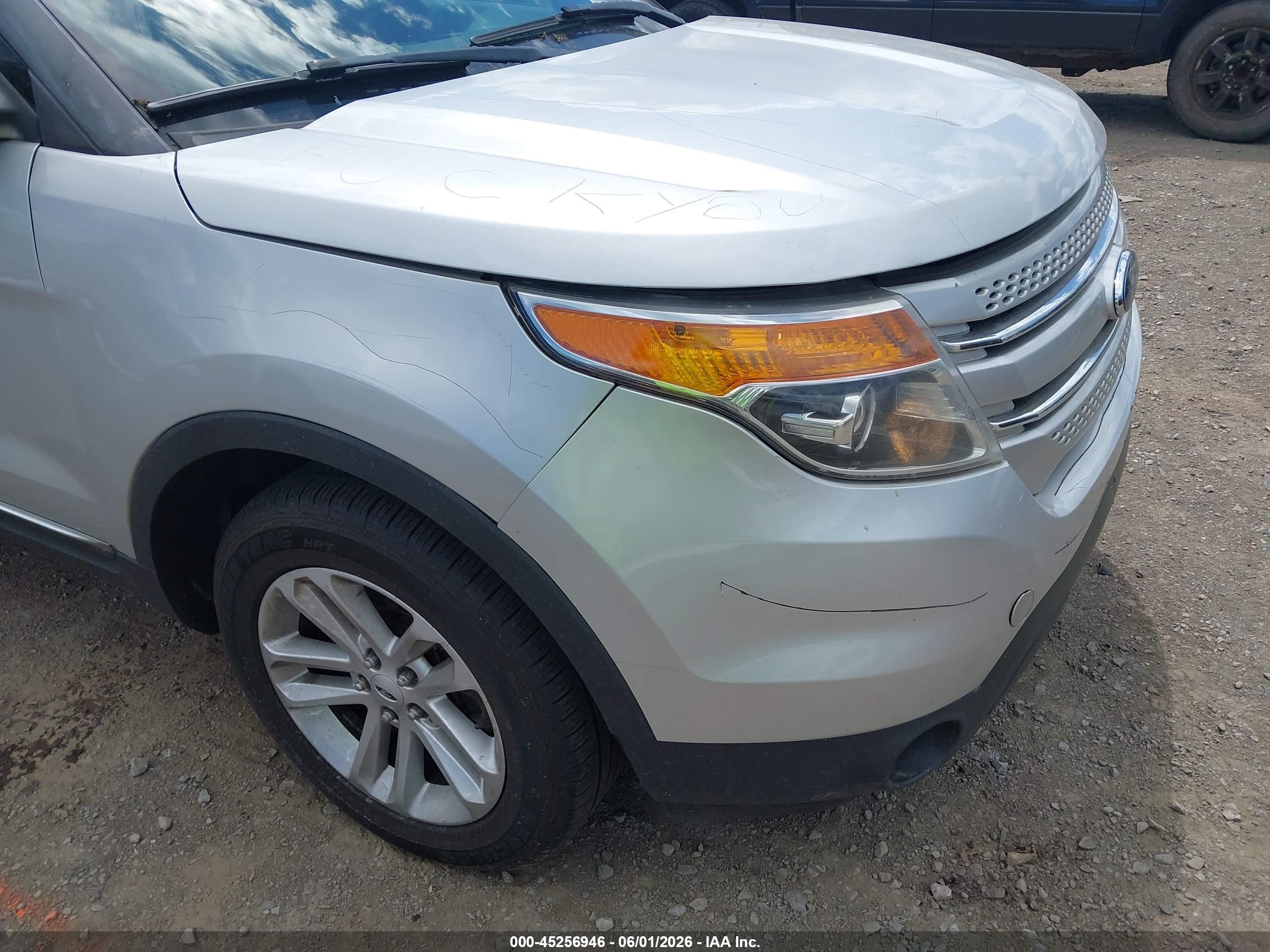 2013 Ford Explorer Xlt Silver vin: 1FM5K8D86DGB50119