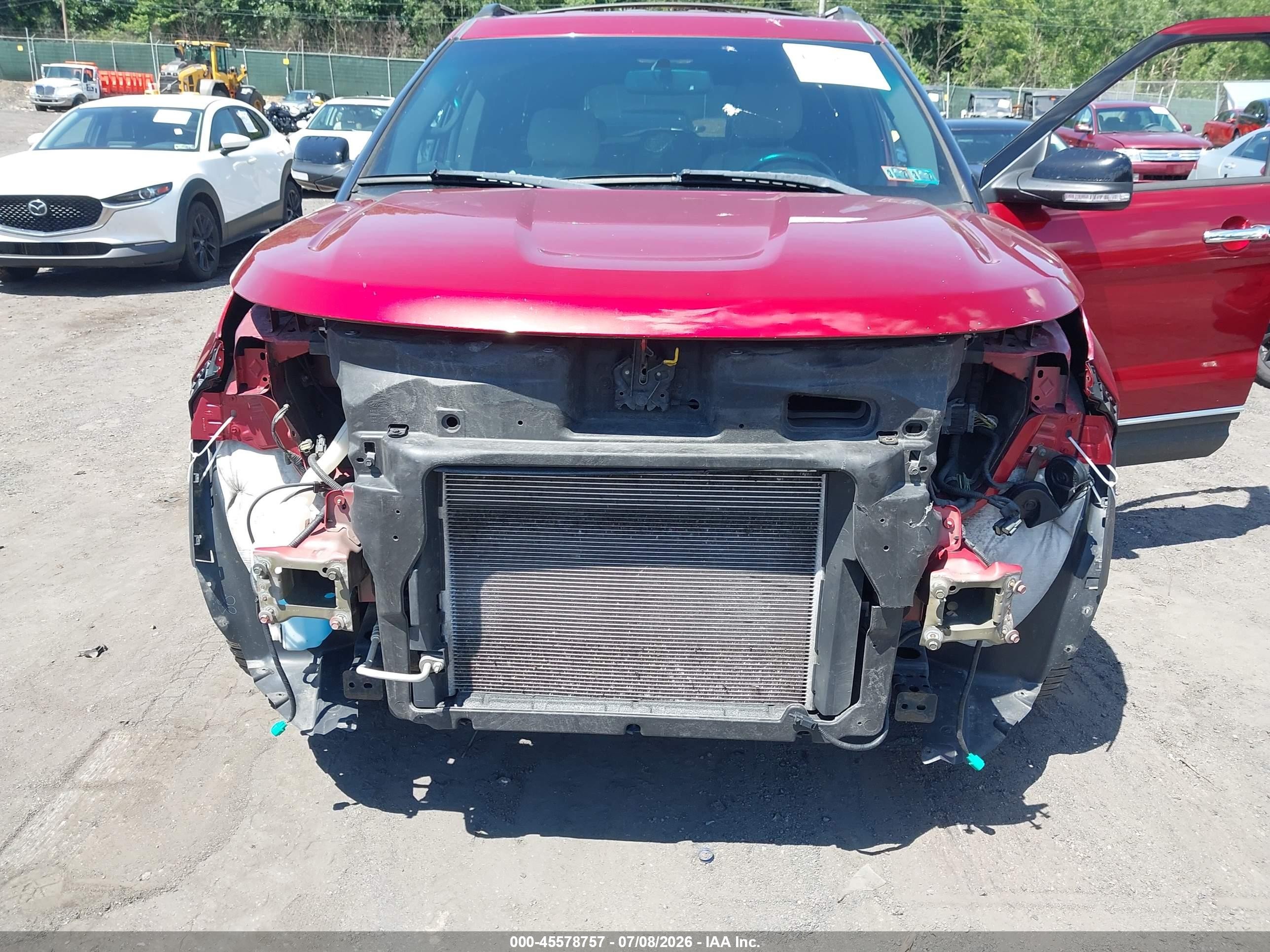 2013 Ford Explorer Xlt Красный vin: 1FM5K8D86DGC09105