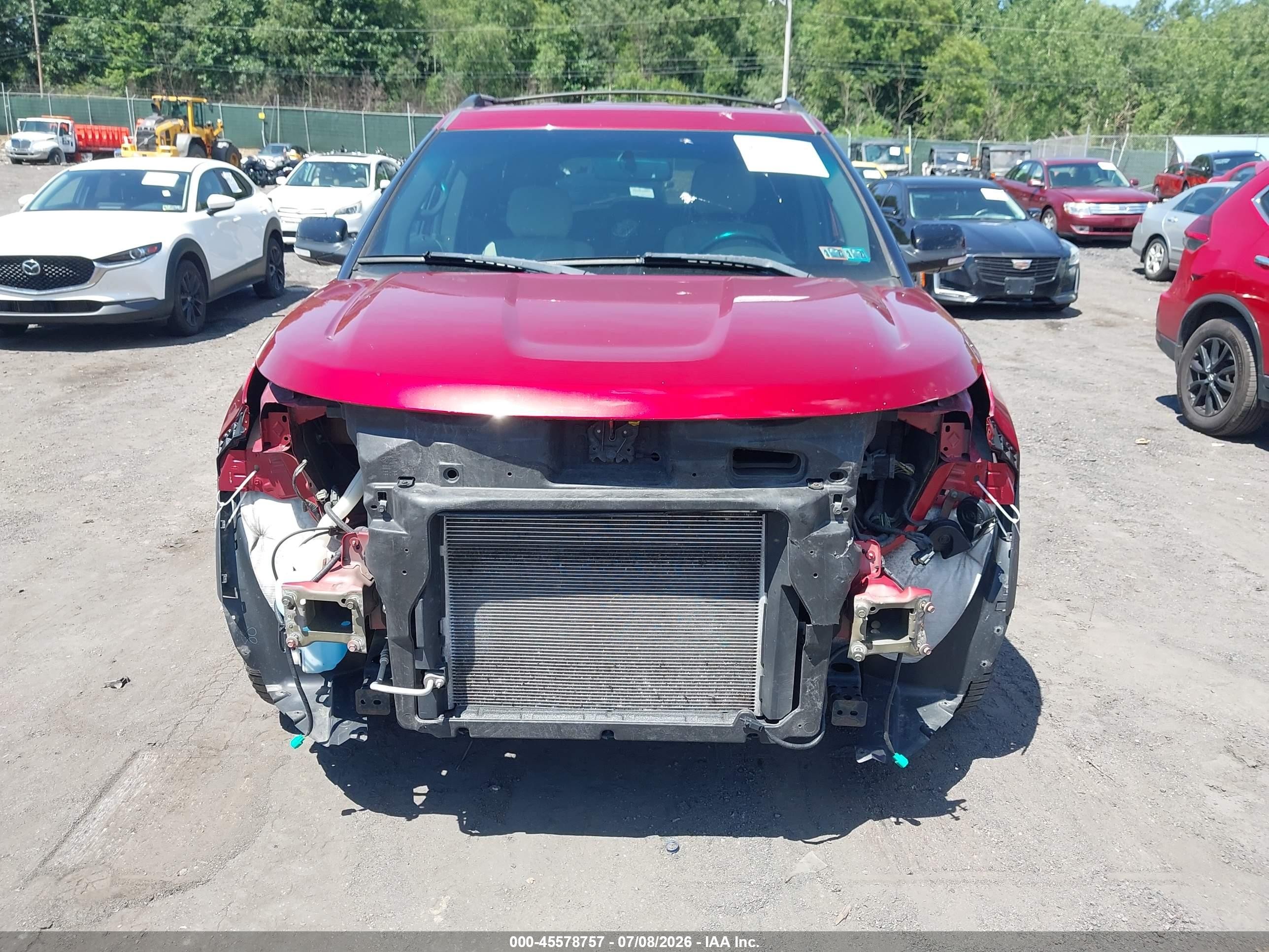 2013 Ford Explorer Xlt Красный vin: 1FM5K8D86DGC09105