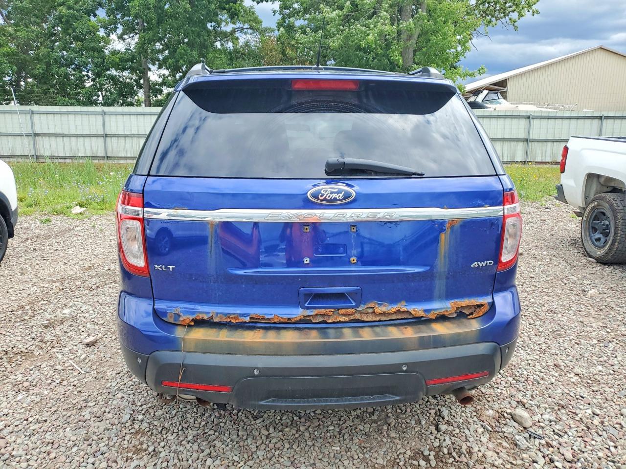 2013 Ford Explorer Xlt Blue vin: 1FM5K8D86DGC13350