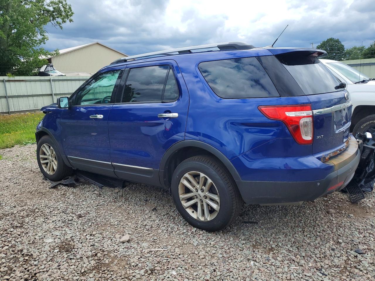 2013 Ford Explorer Xlt Blue vin: 1FM5K8D86DGC13350
