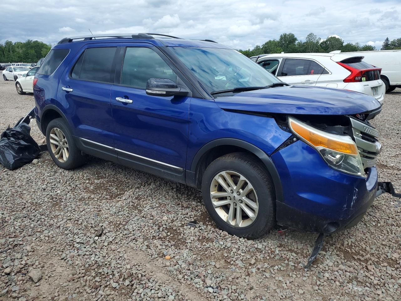 2013 Ford Explorer Xlt Blue vin: 1FM5K8D86DGC13350