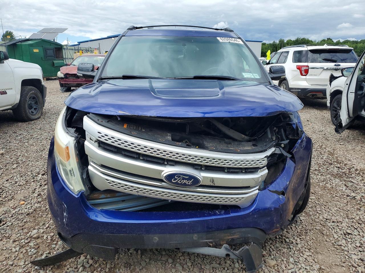 2013 Ford Explorer Xlt Blue vin: 1FM5K8D86DGC13350