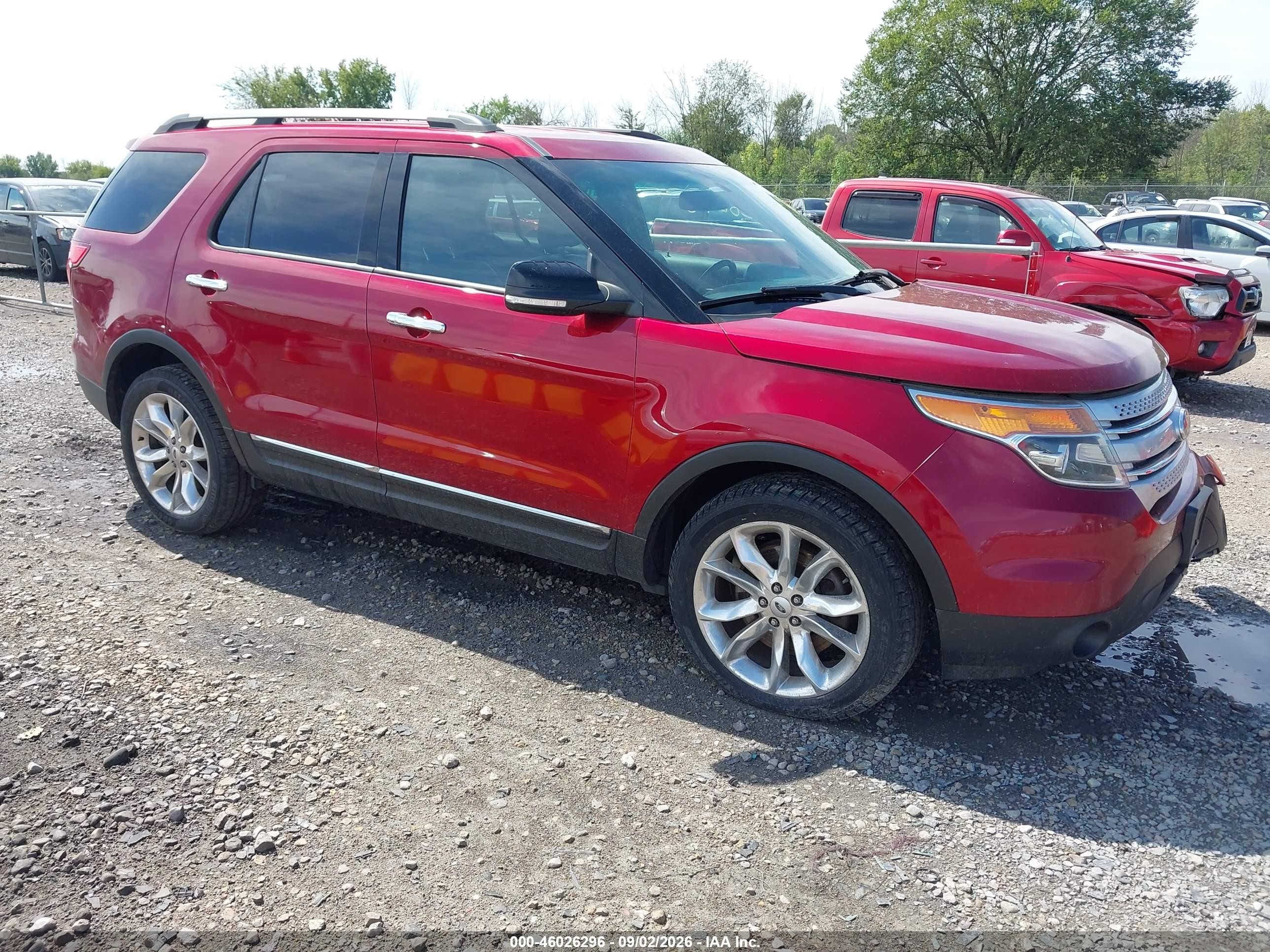 2013 Ford Explorer Xlt Бордовый vin: 1FM5K8D86DGC39446