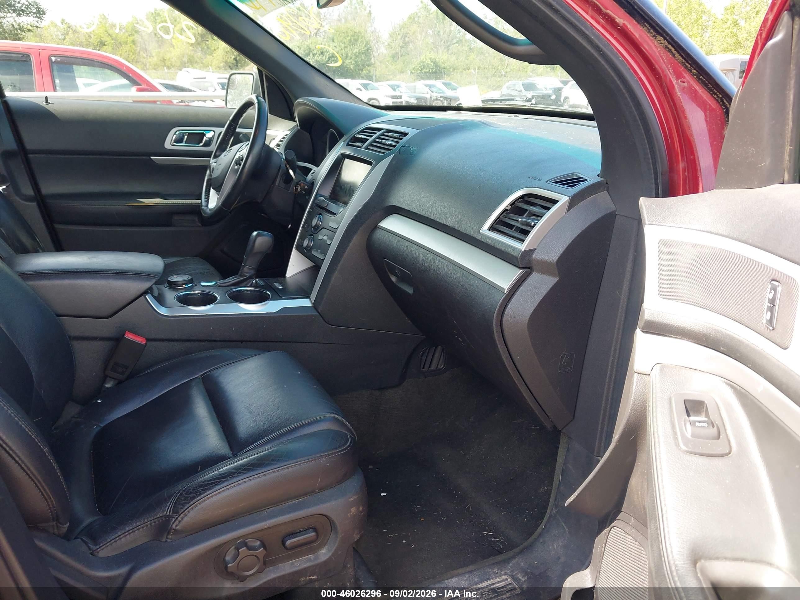2013 Ford Explorer Xlt Burgundy vin: 1FM5K8D86DGC39446