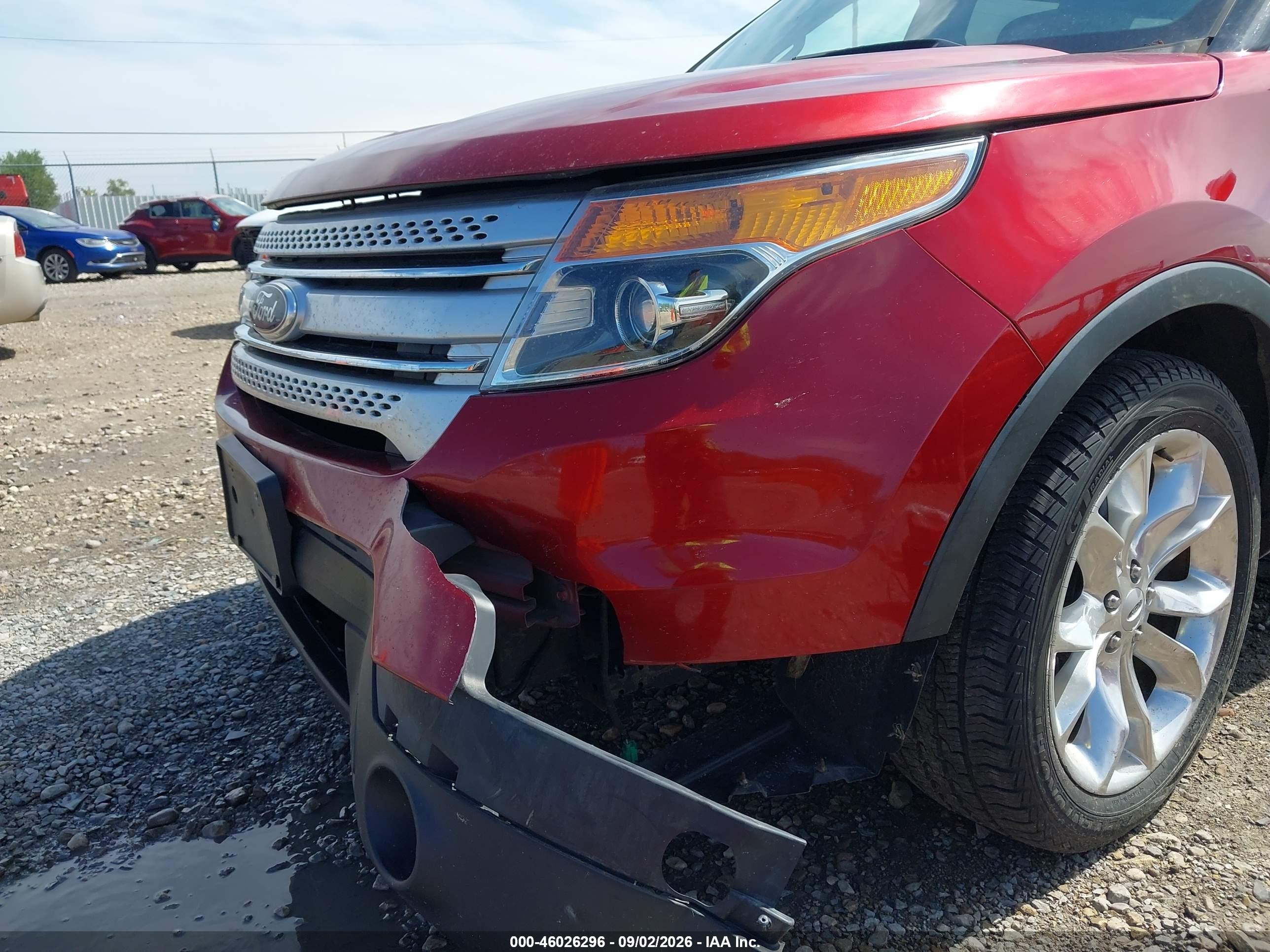 2013 Ford Explorer Xlt Burgundy vin: 1FM5K8D86DGC39446