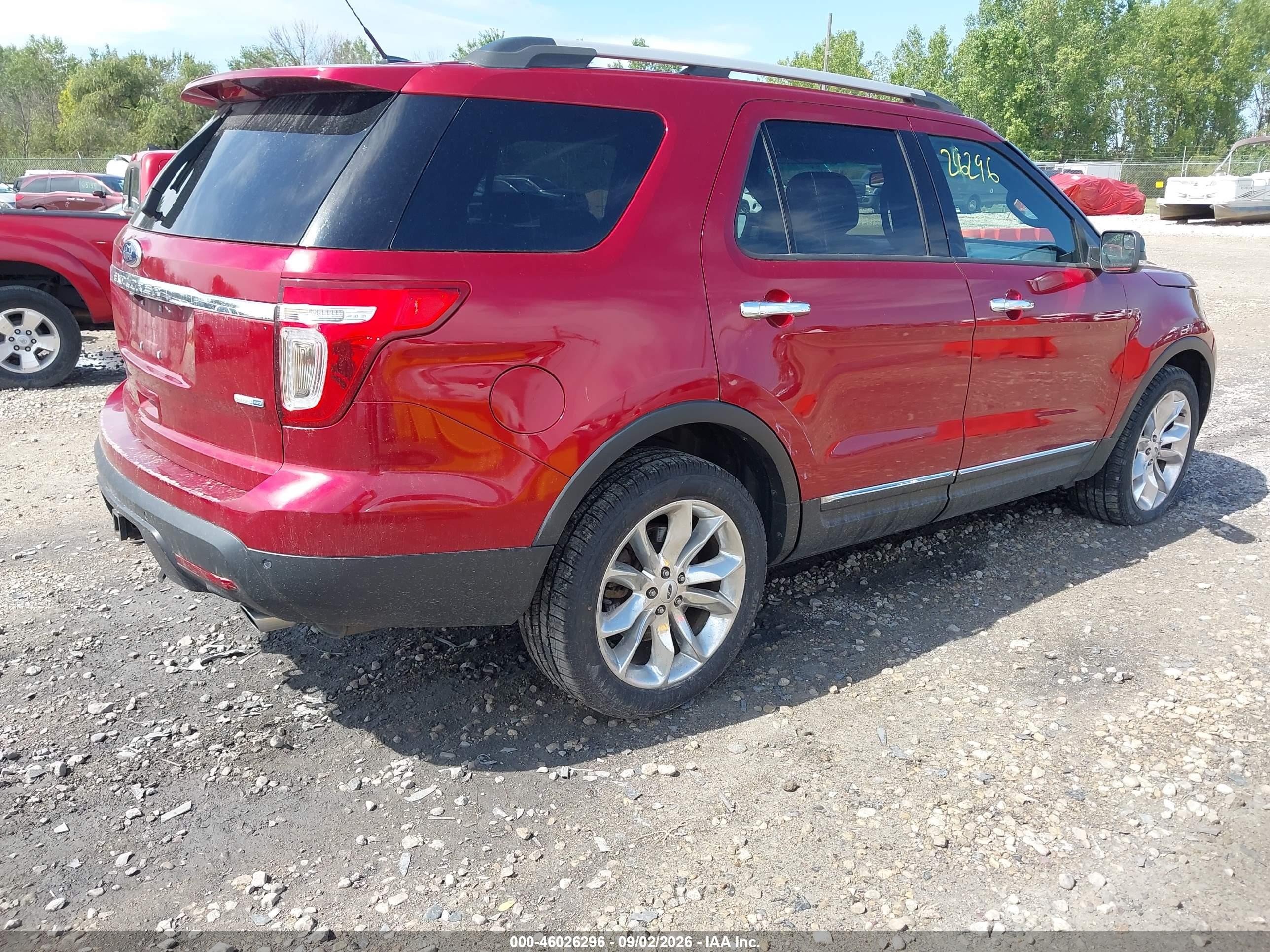 2013 Ford Explorer Xlt Burgundy vin: 1FM5K8D86DGC39446