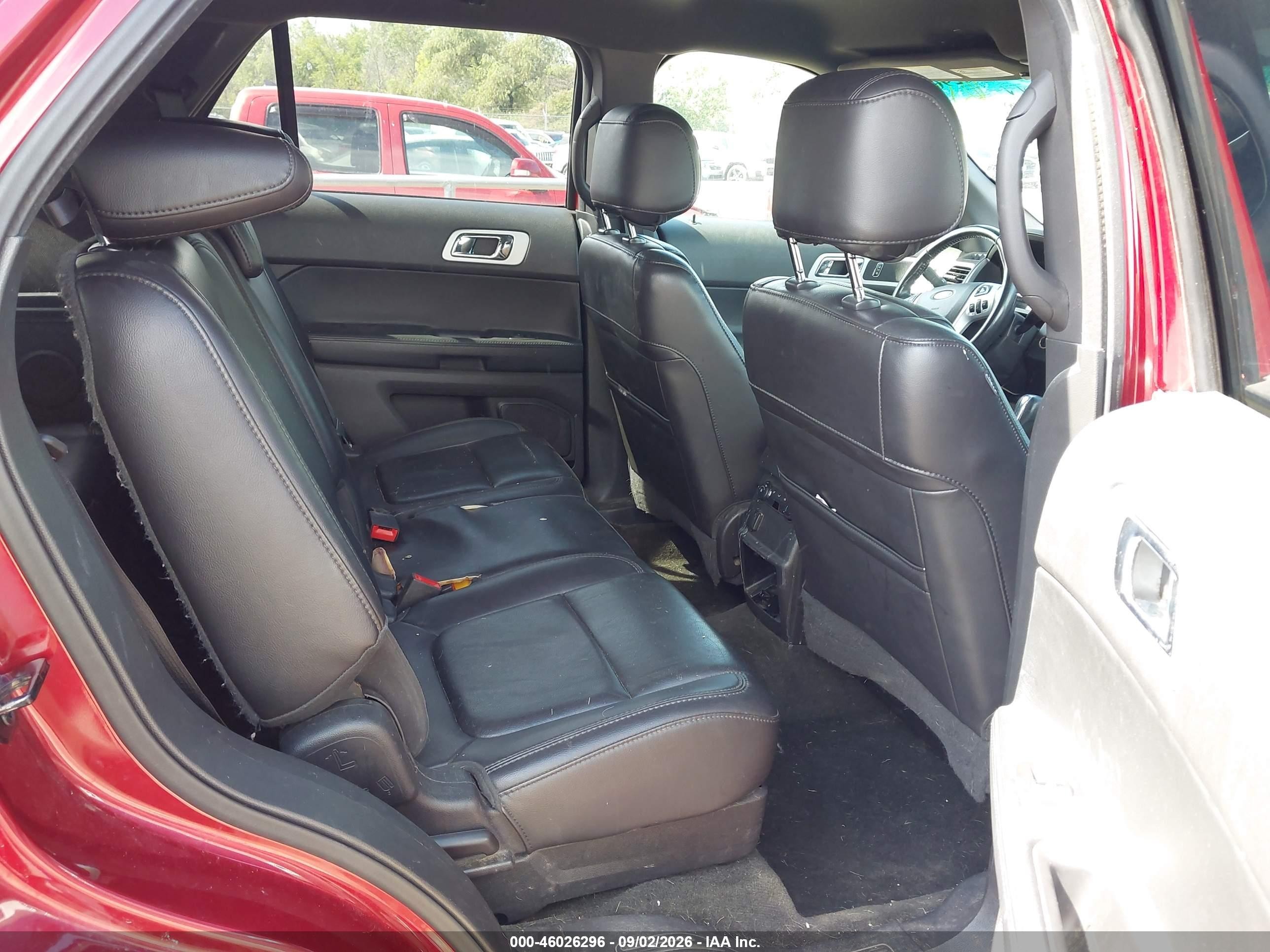 2013 Ford Explorer Xlt Burgundy vin: 1FM5K8D86DGC39446