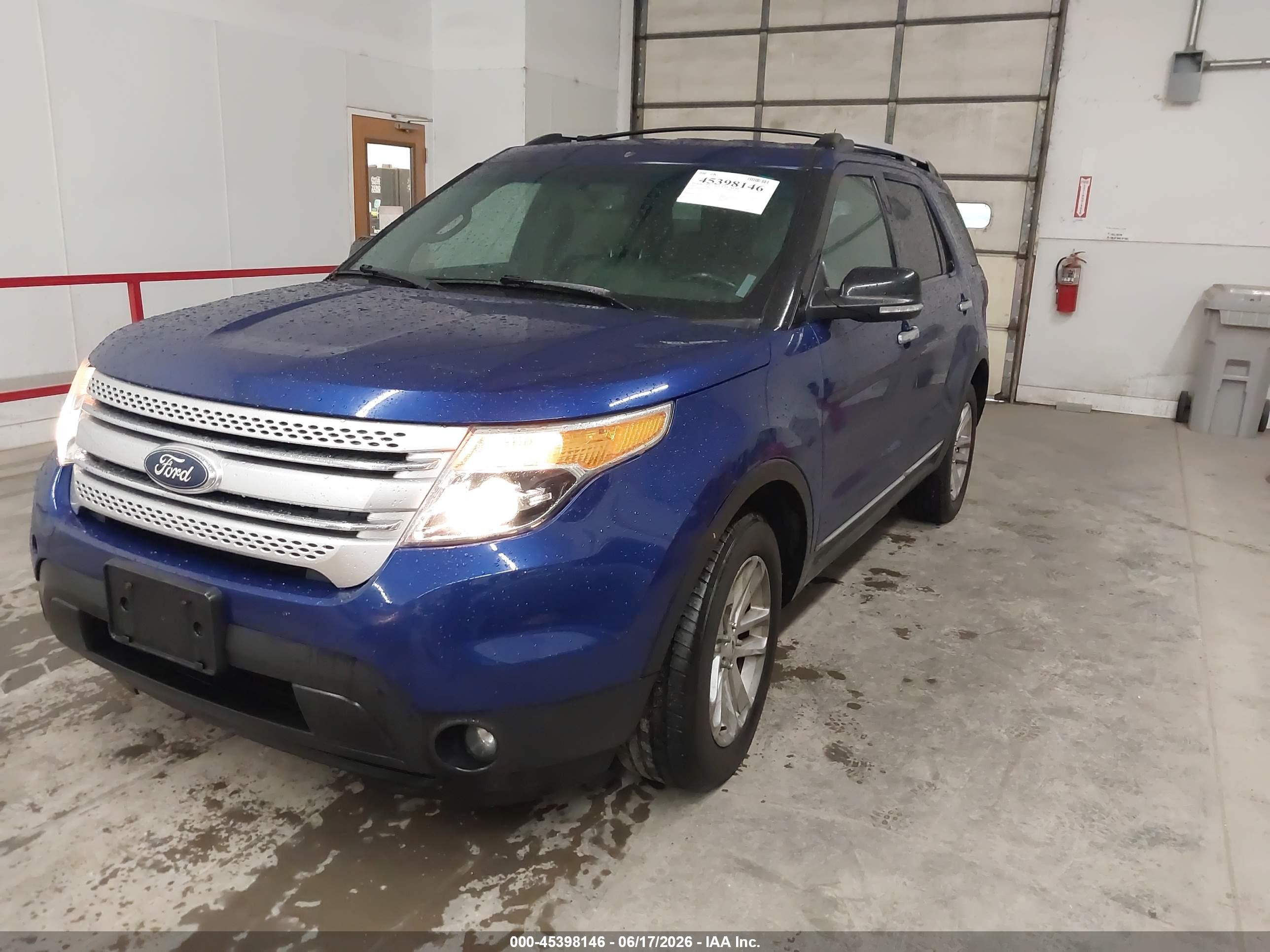 2013 Ford Explorer Xlt Blue vin: 1FM5K8D86DGC41214