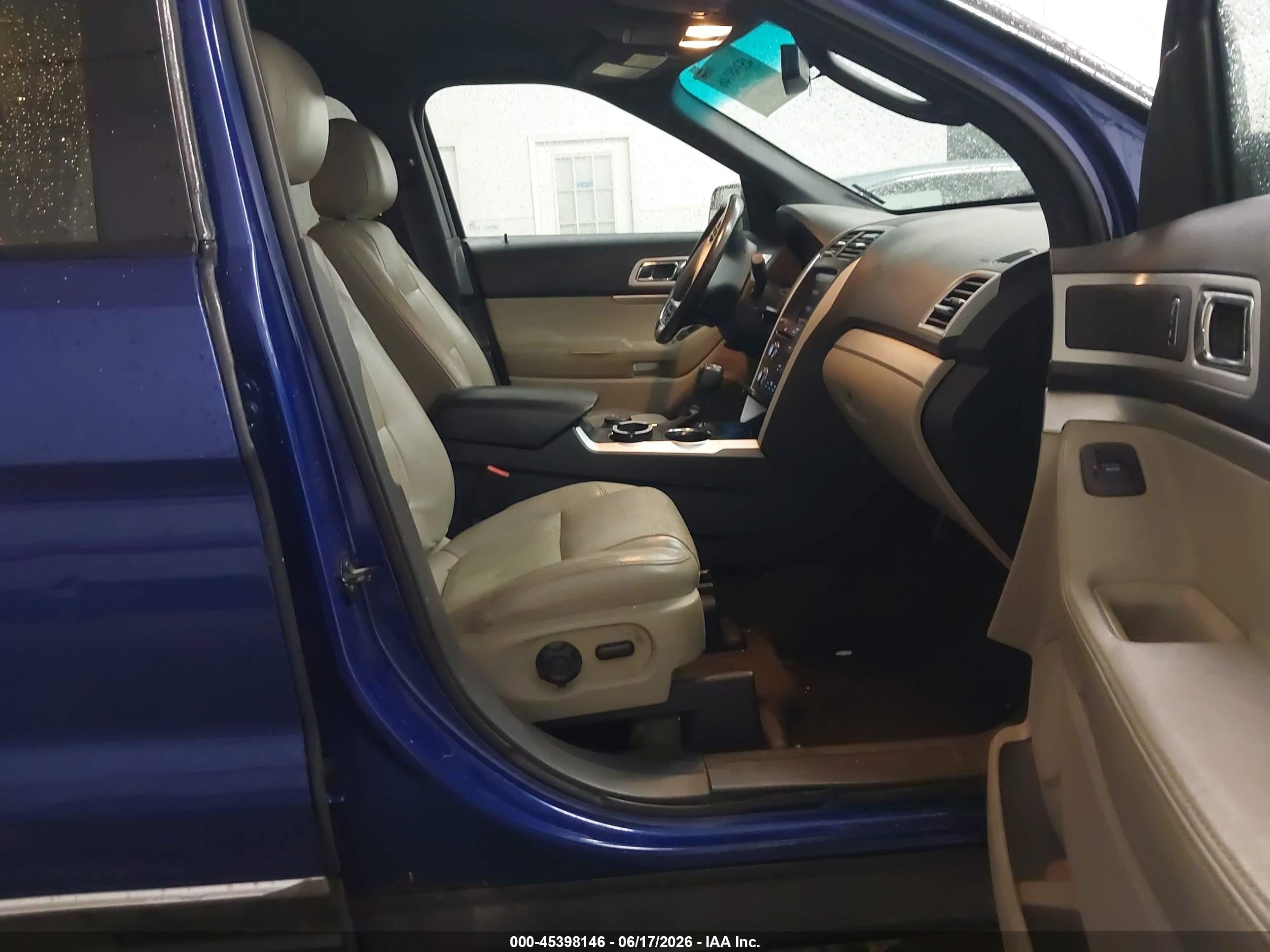 2013 Ford Explorer Xlt Blue vin: 1FM5K8D86DGC41214