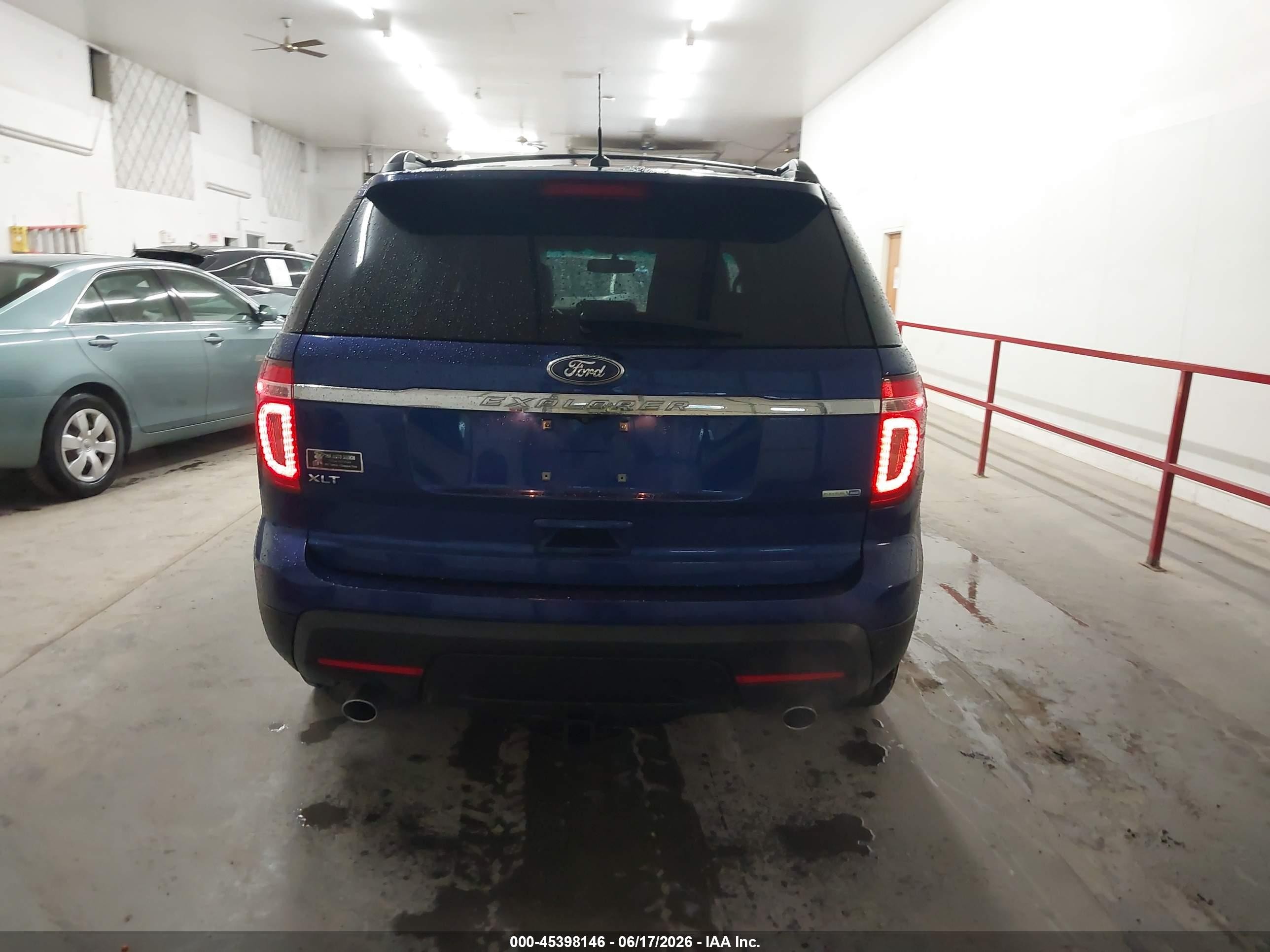 2013 Ford Explorer Xlt Blue vin: 1FM5K8D86DGC41214