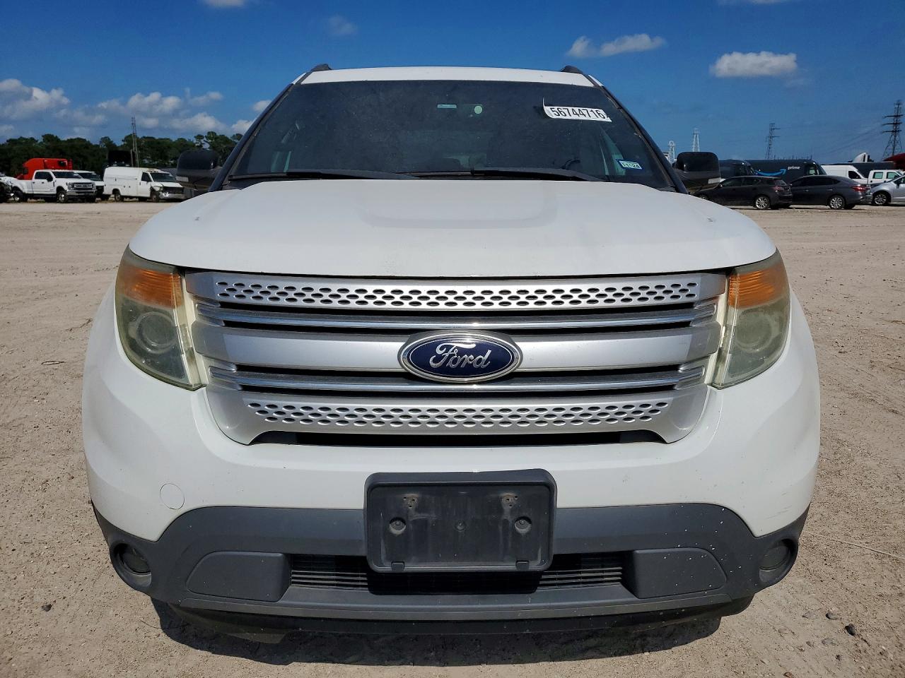 2013 Ford Explorer Xlt White vin: 1FM5K8D86DGC71085