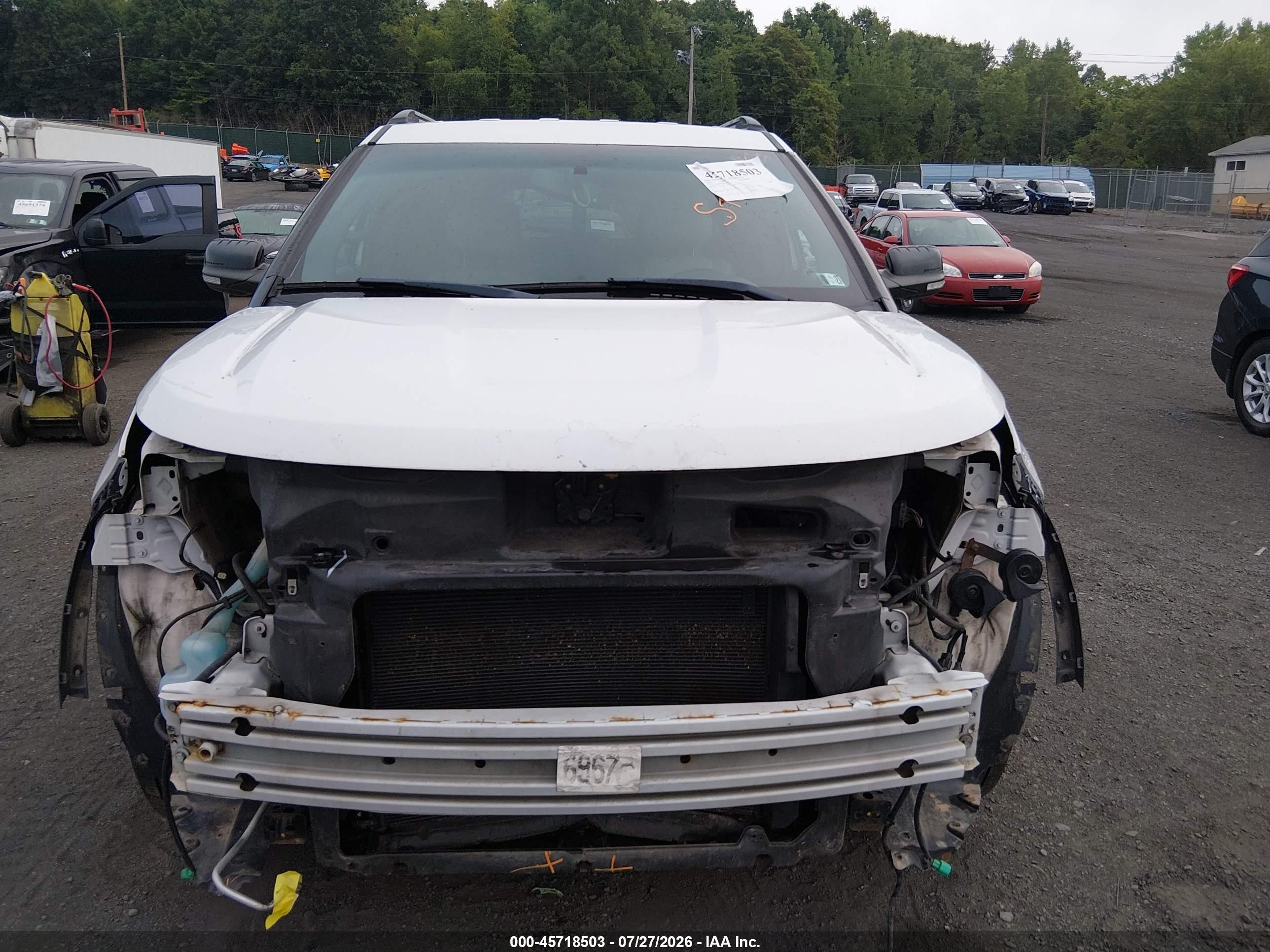 2013 Ford Explorer Xlt White vin: 1FM5K8D86DGC76853