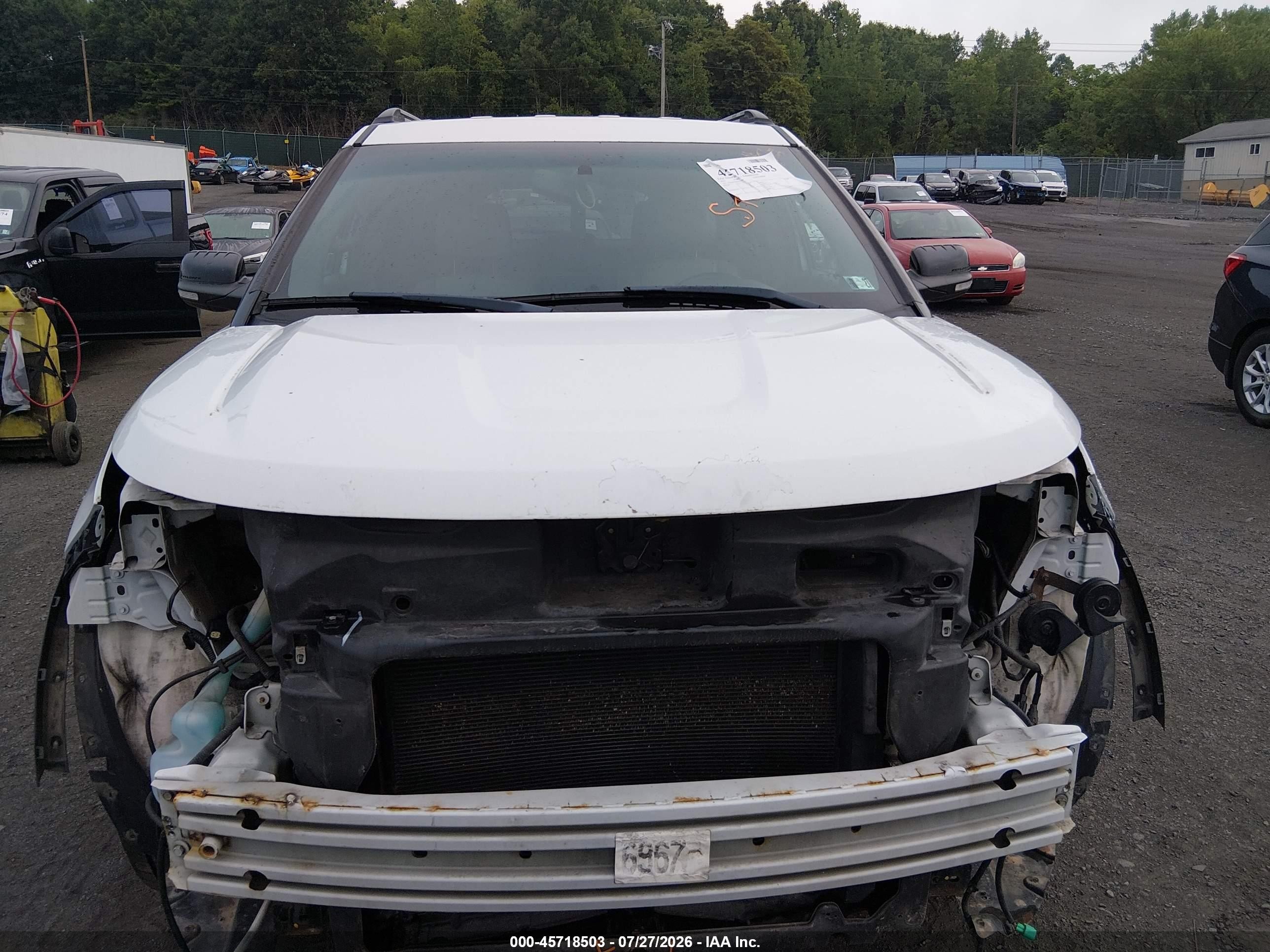 2013 Ford Explorer Xlt White vin: 1FM5K8D86DGC76853