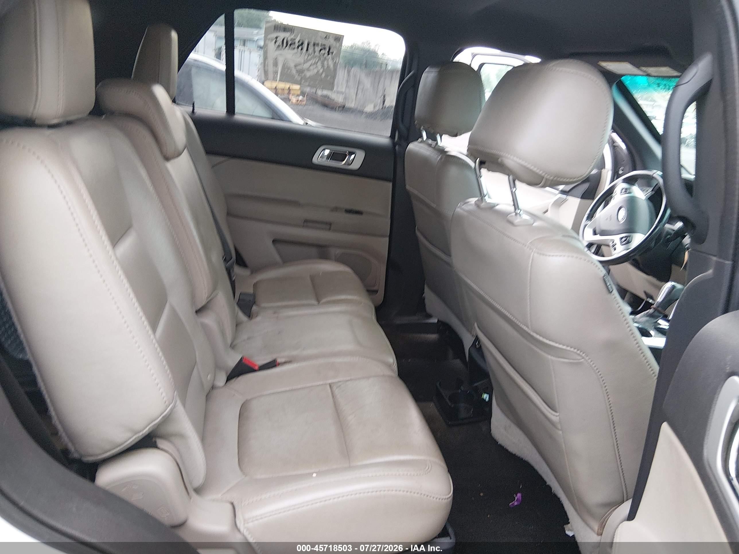 2013 Ford Explorer Xlt White vin: 1FM5K8D86DGC76853