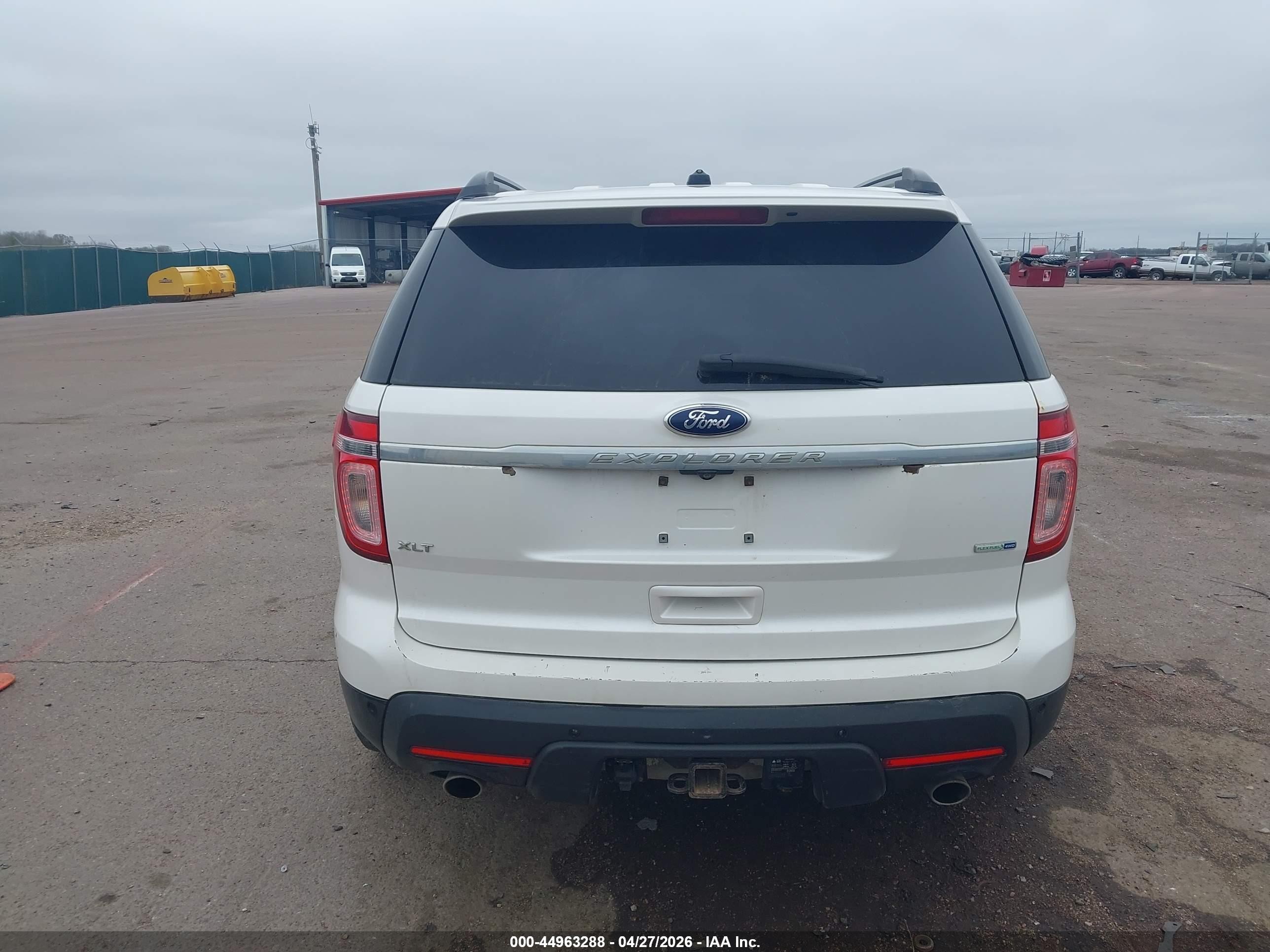 2013 Ford Explorer Xlt White vin: 1FM5K8D86DGC80806