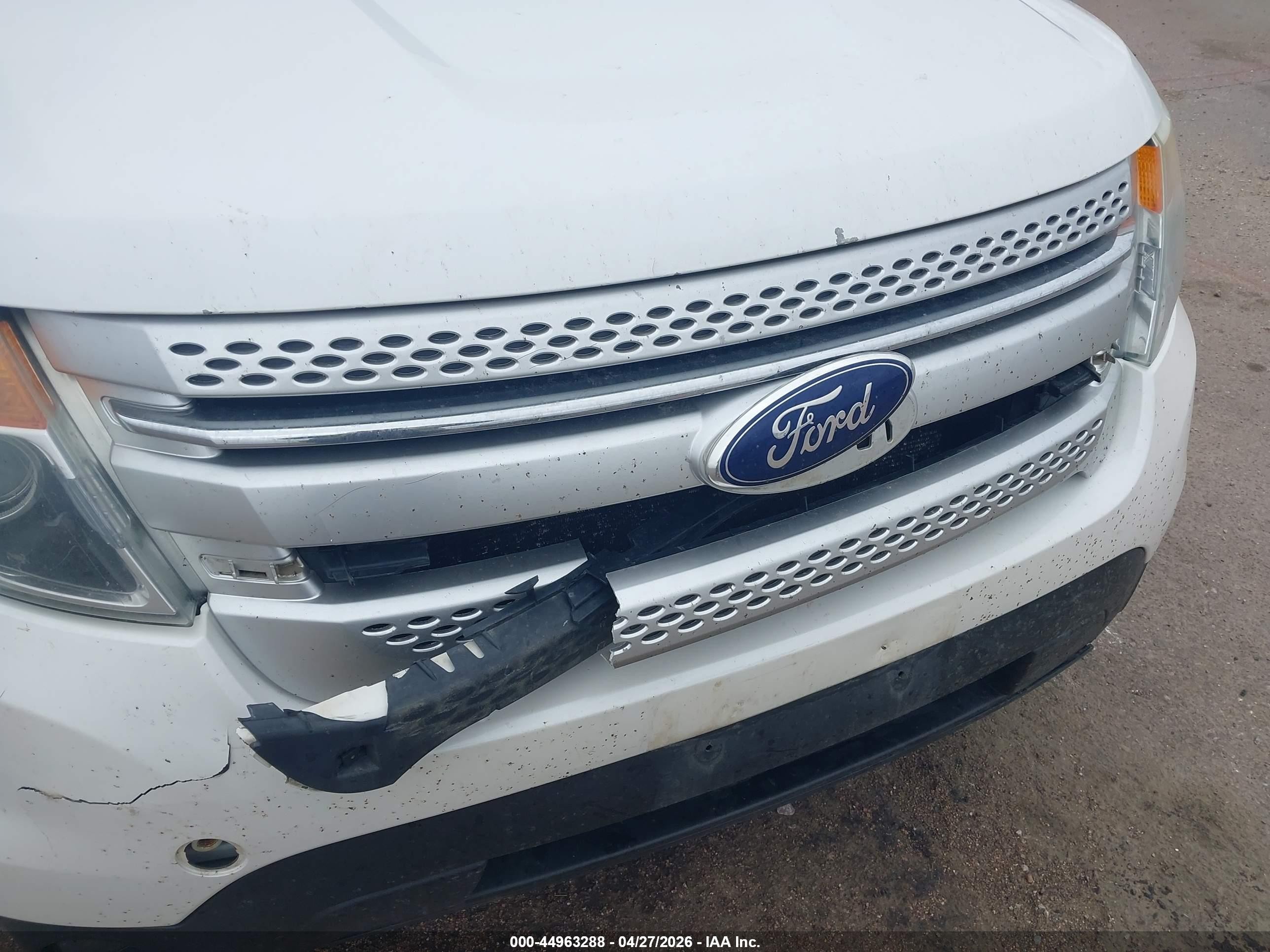2013 Ford Explorer Xlt White vin: 1FM5K8D86DGC80806