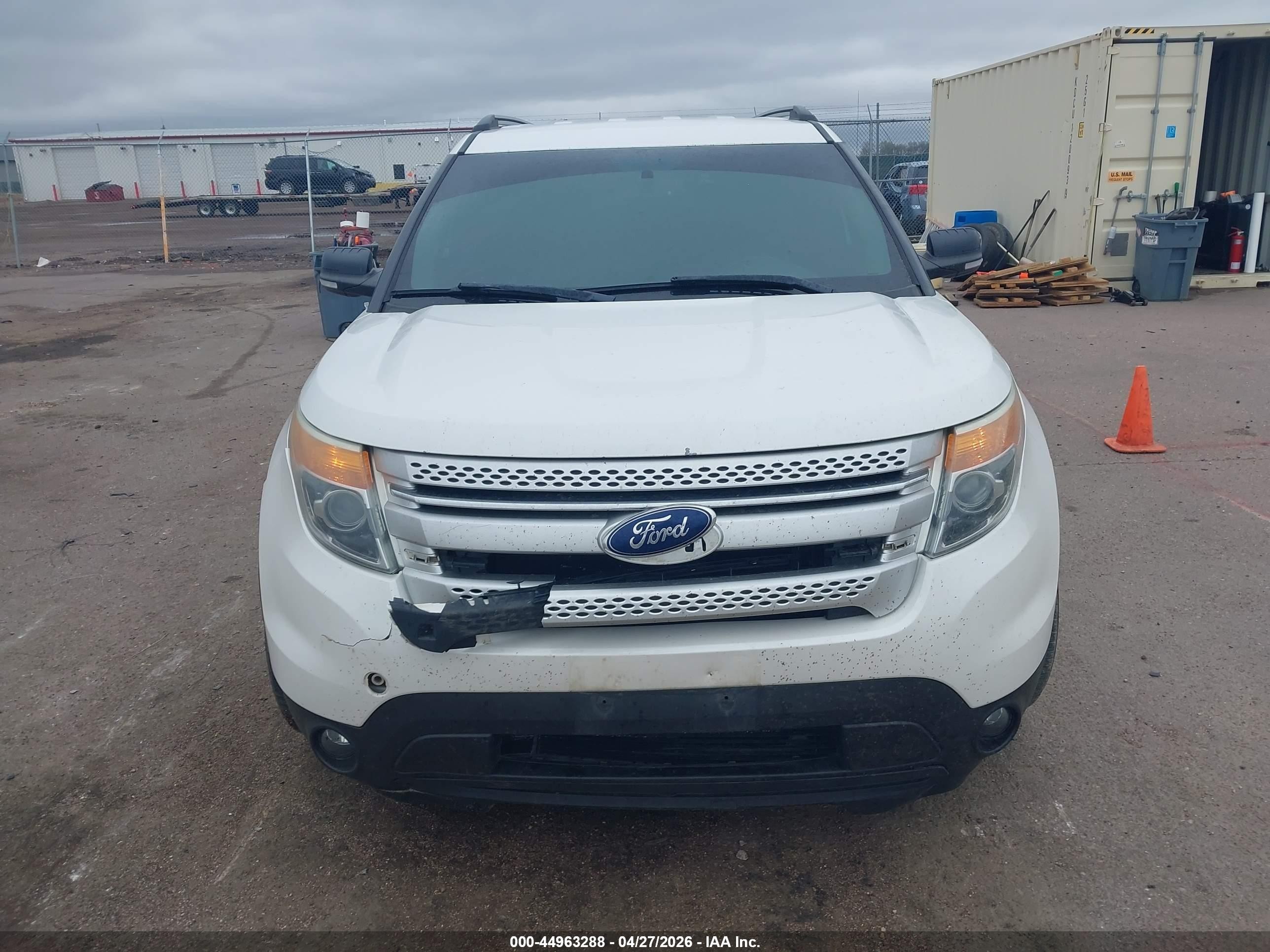 2013 Ford Explorer Xlt White vin: 1FM5K8D86DGC80806