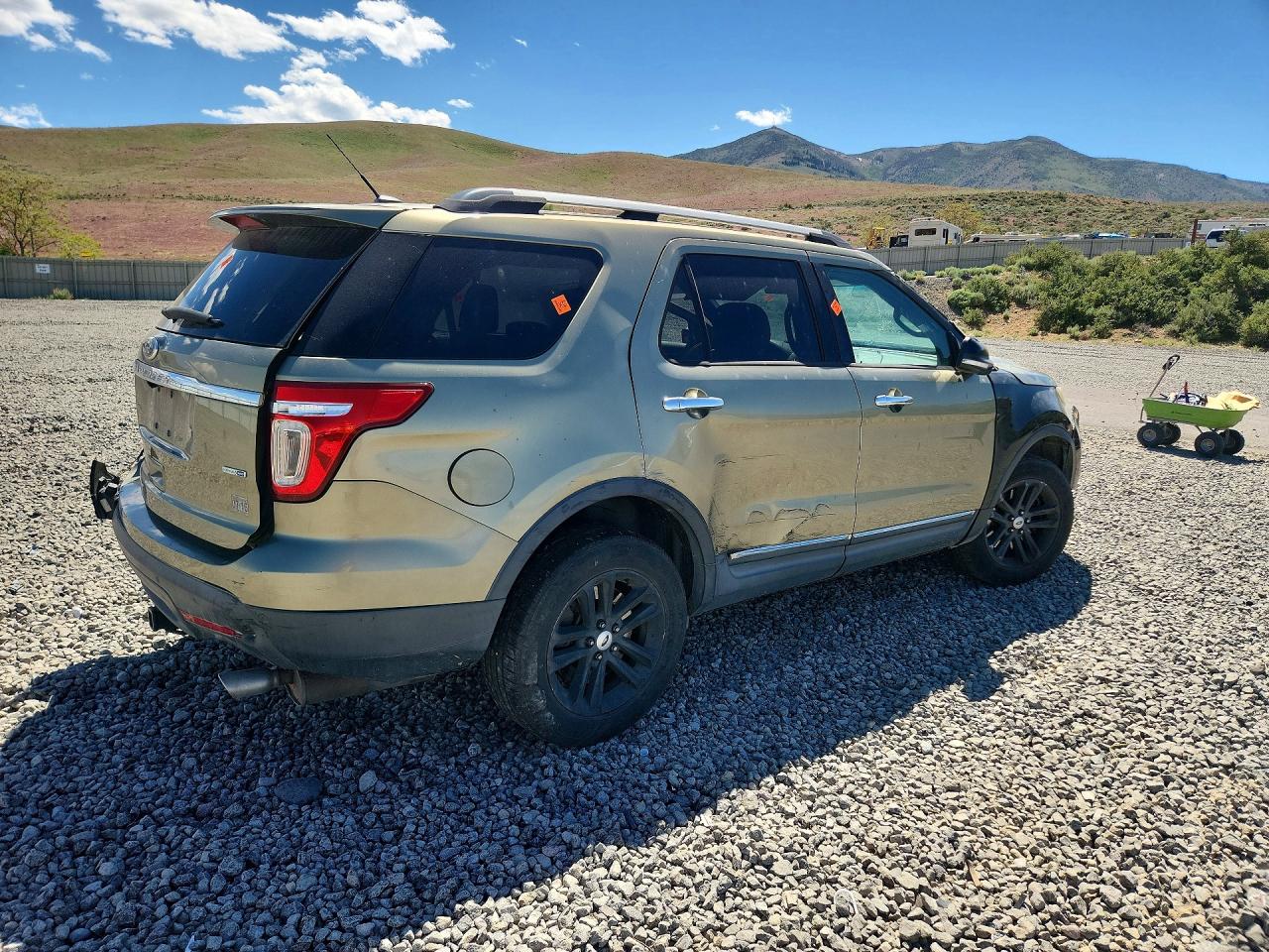 2013 Ford Explorer Xlt Green vin: 1FM5K8D86DGC81812