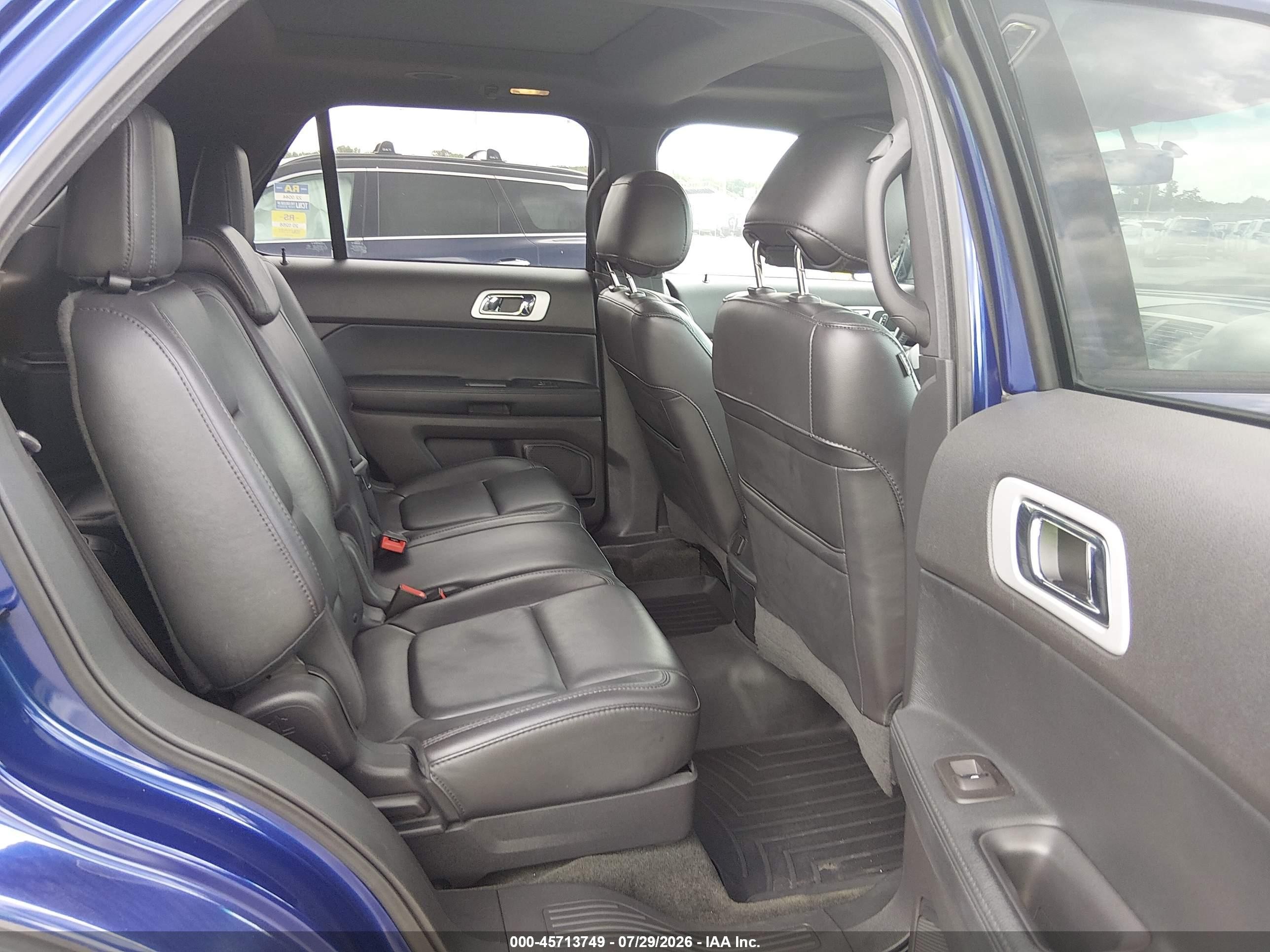 2014 Ford Explorer Xlt Blue vin: 1FM5K8D86EGA10735