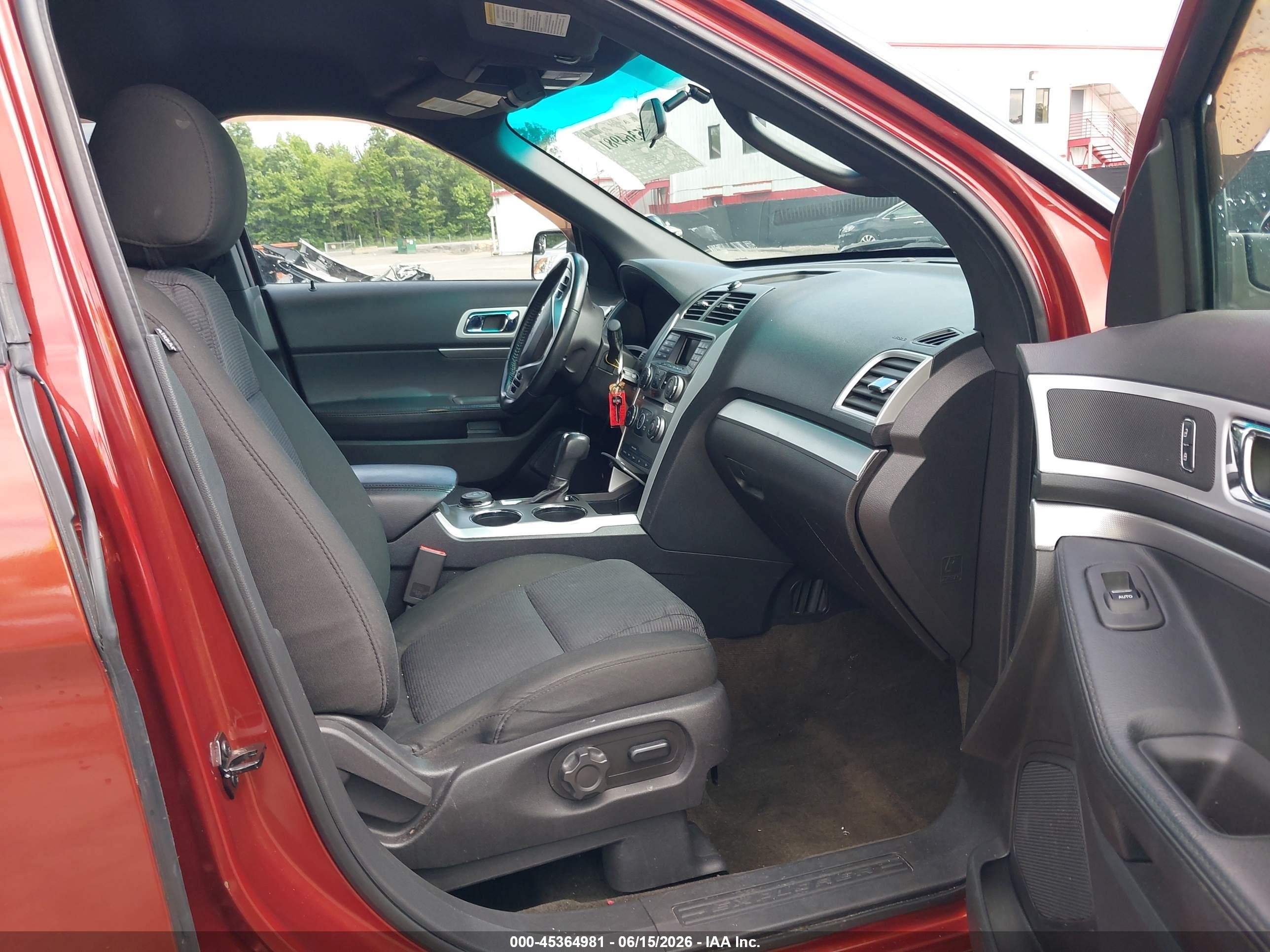 2014 Ford Explorer Xlt Red vin: 1FM5K8D86EGA15692