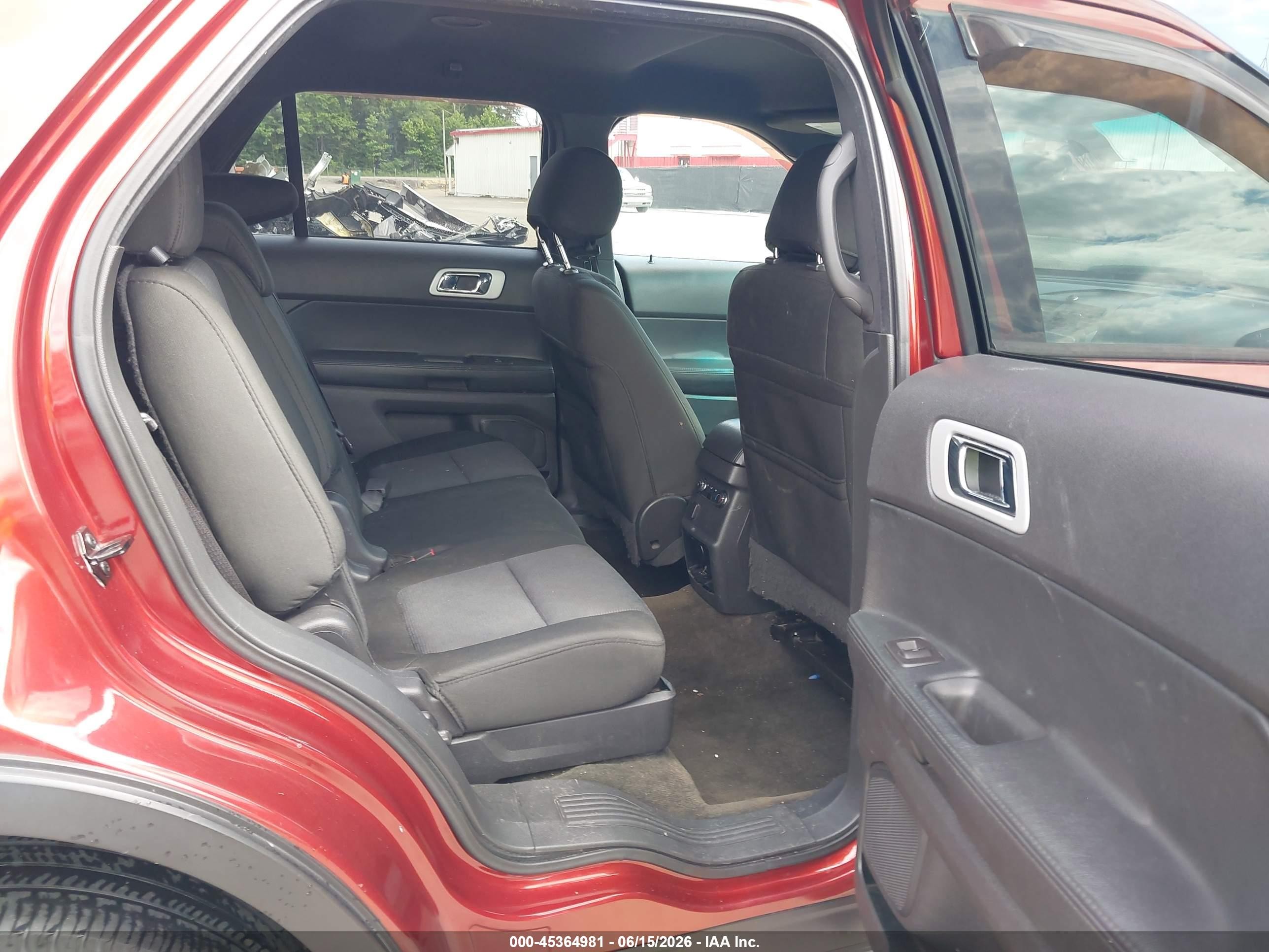 2014 Ford Explorer Xlt Red vin: 1FM5K8D86EGA15692