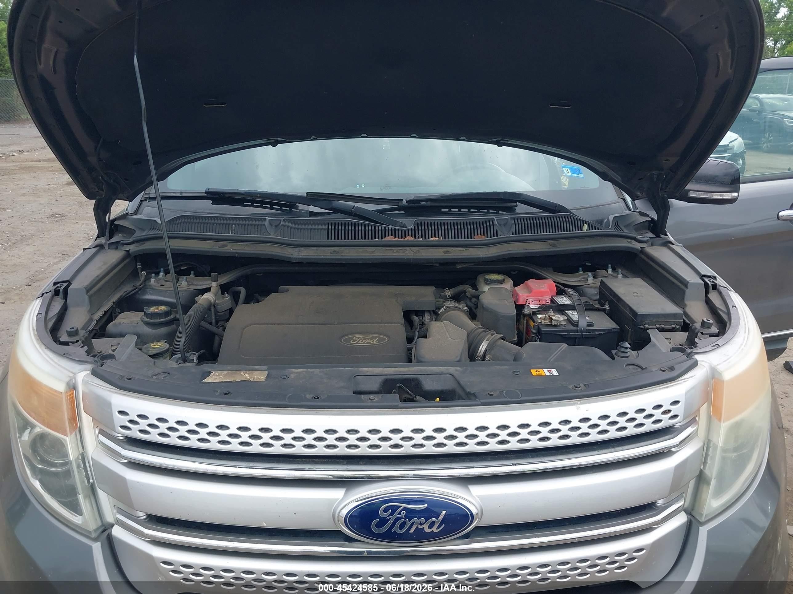 2014 Ford Explorer Xlt Gray vin: 1FM5K8D86EGA68022