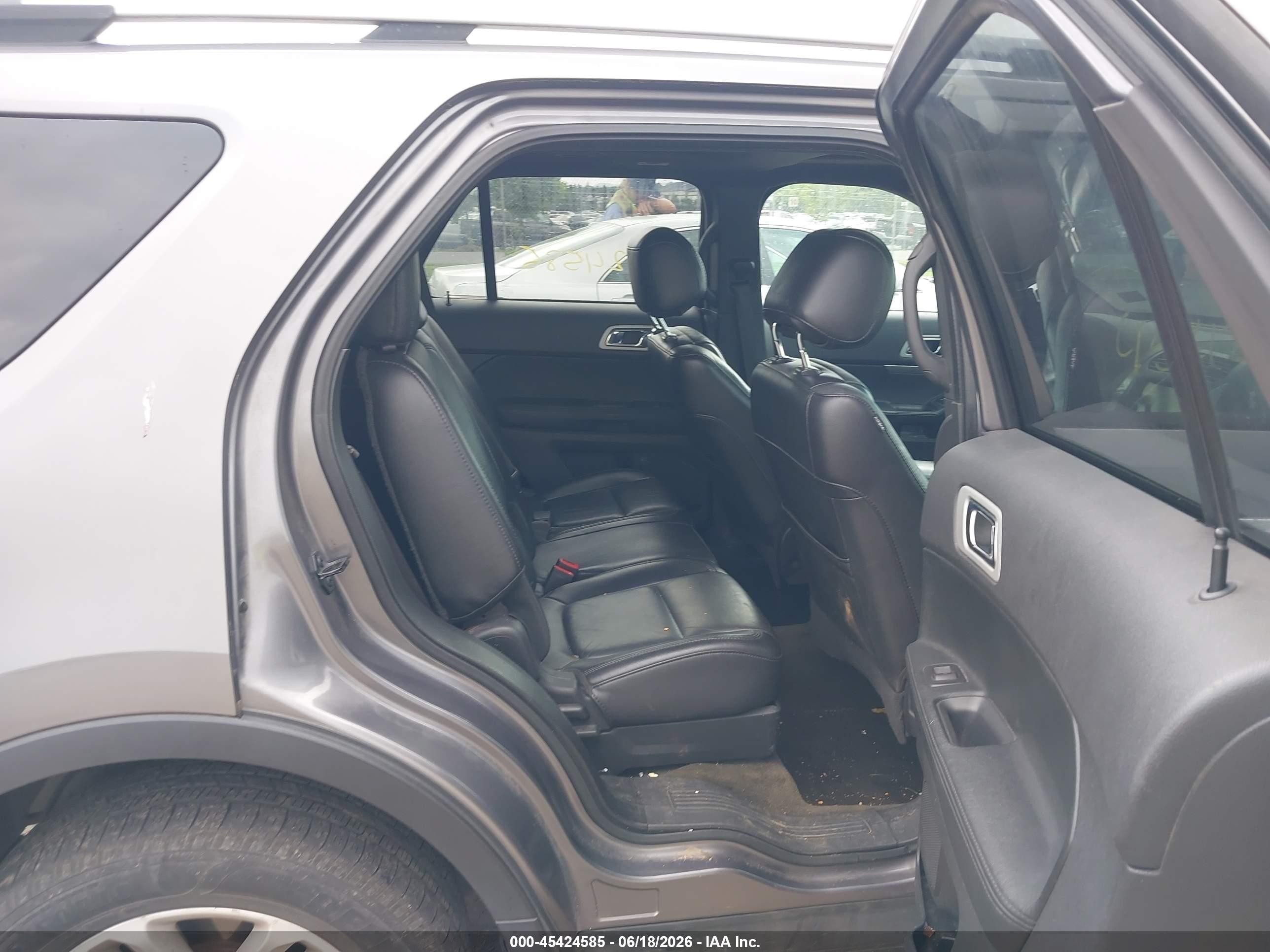 2014 Ford Explorer Xlt Gray vin: 1FM5K8D86EGA68022