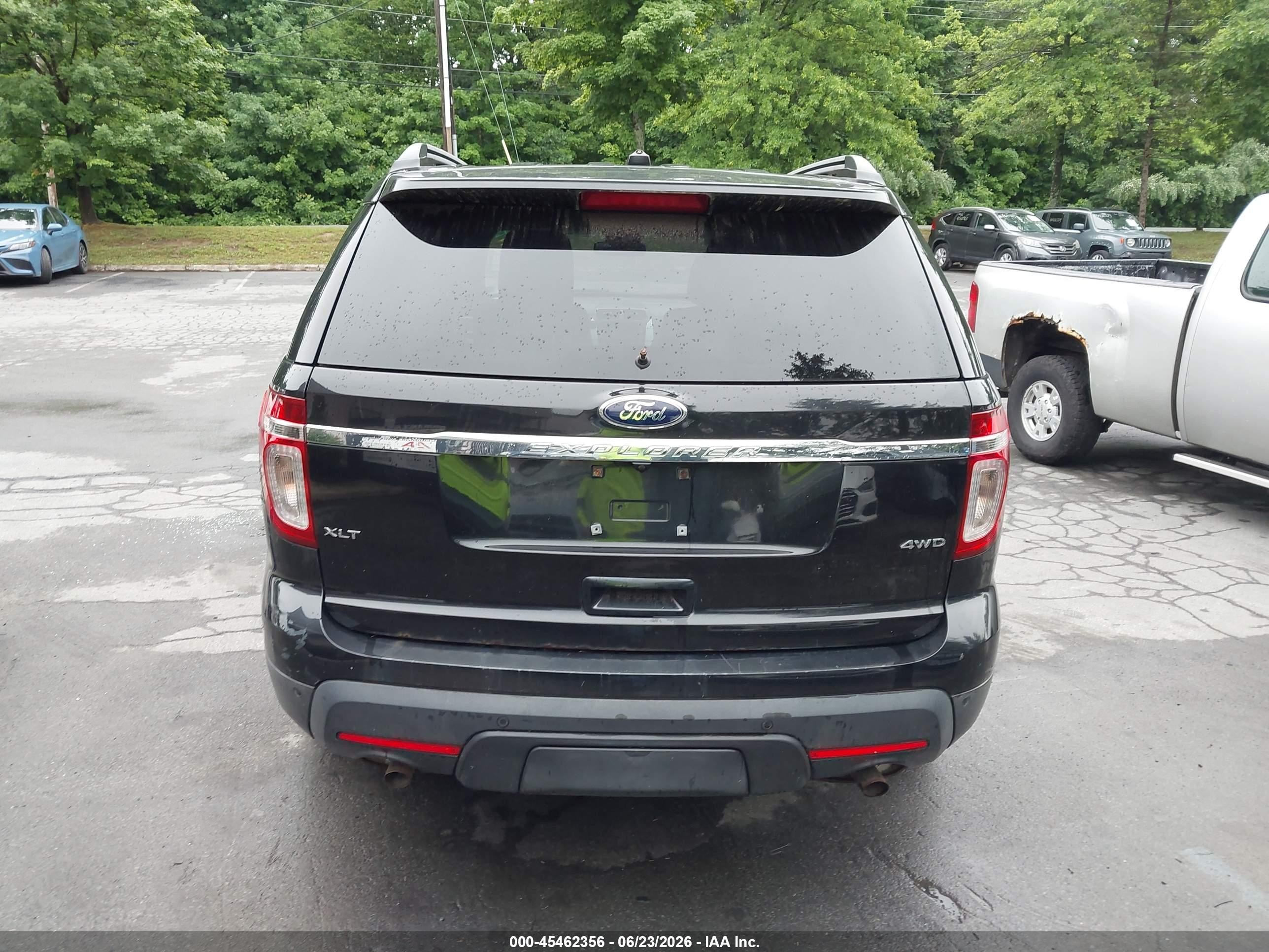 2014 Ford Explorer Xlt Black vin: 1FM5K8D86EGA77819