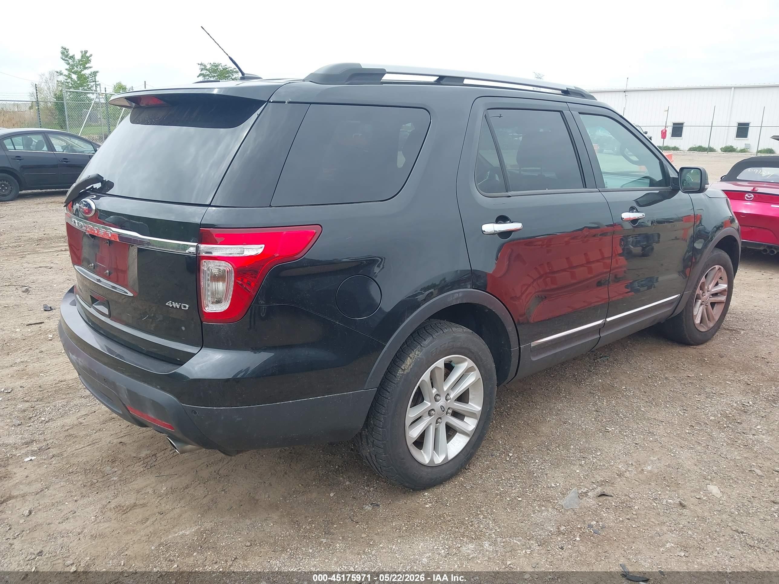 2014 Ford Explorer Xlt Black vin: 1FM5K8D86EGA84091