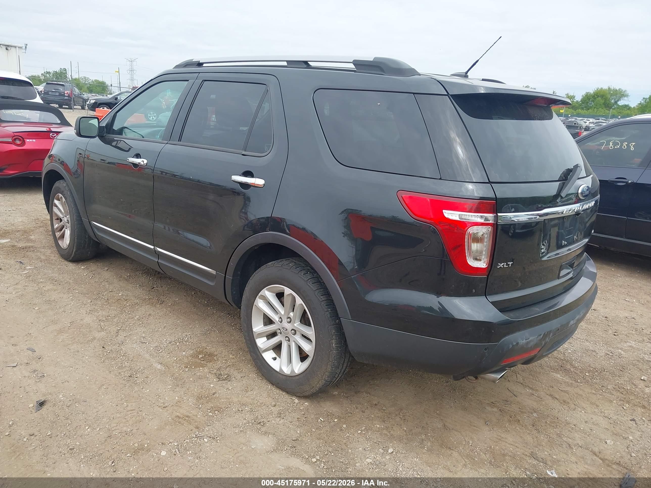 2014 Ford Explorer Xlt Black vin: 1FM5K8D86EGA84091